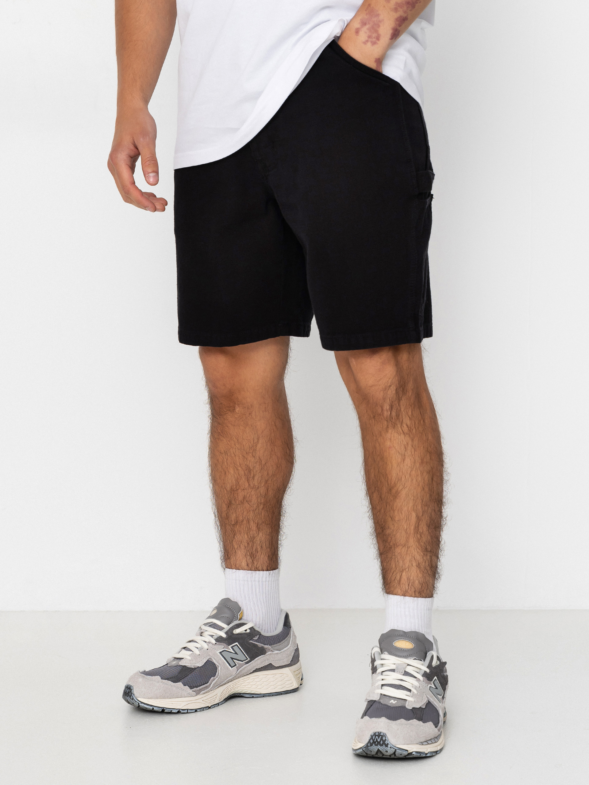 Къси панталони Deus Ex Machina Big Fella Chambray (black)