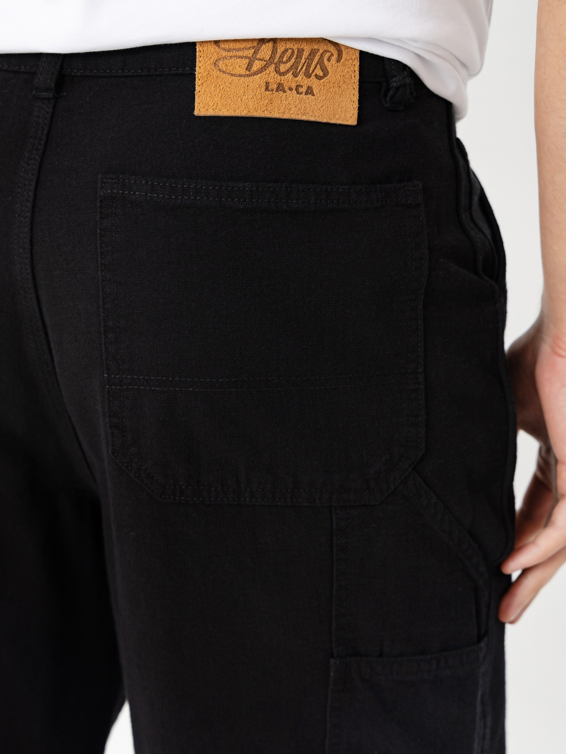 Къси панталони Deus Ex Machina Big Fella Chambray (black)