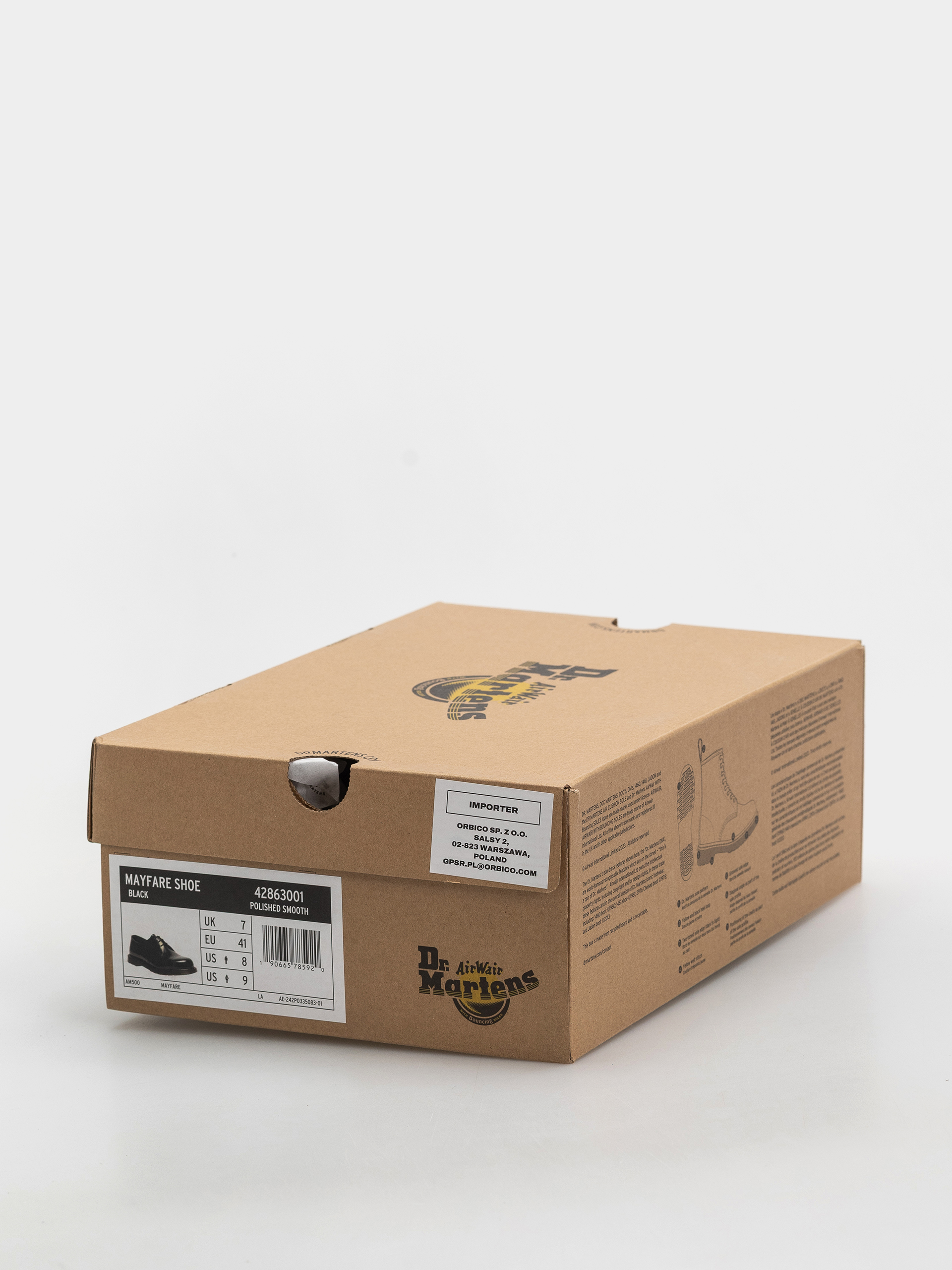 Обувки Dr. Martens Mayfare 3 Eye (black polished smooth)