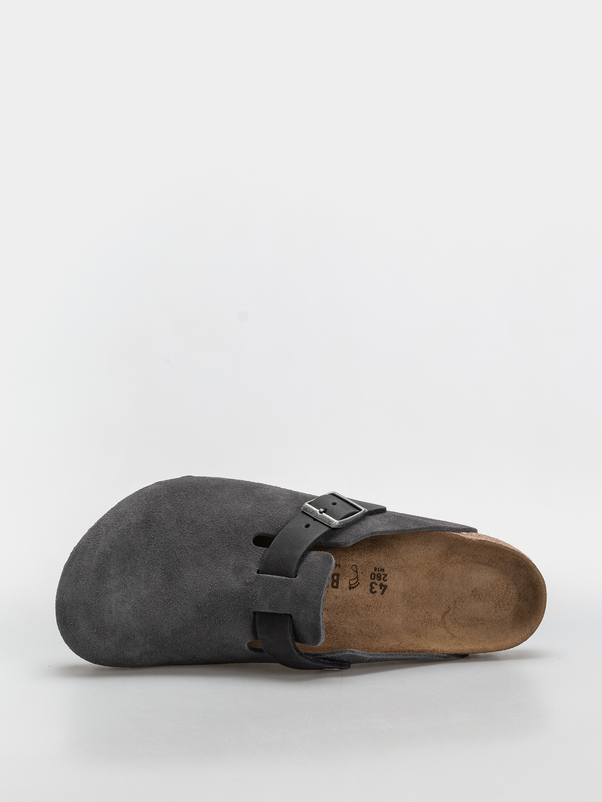 Чехли Birkenstock Boston Mixed Leather Regular (charcoal)