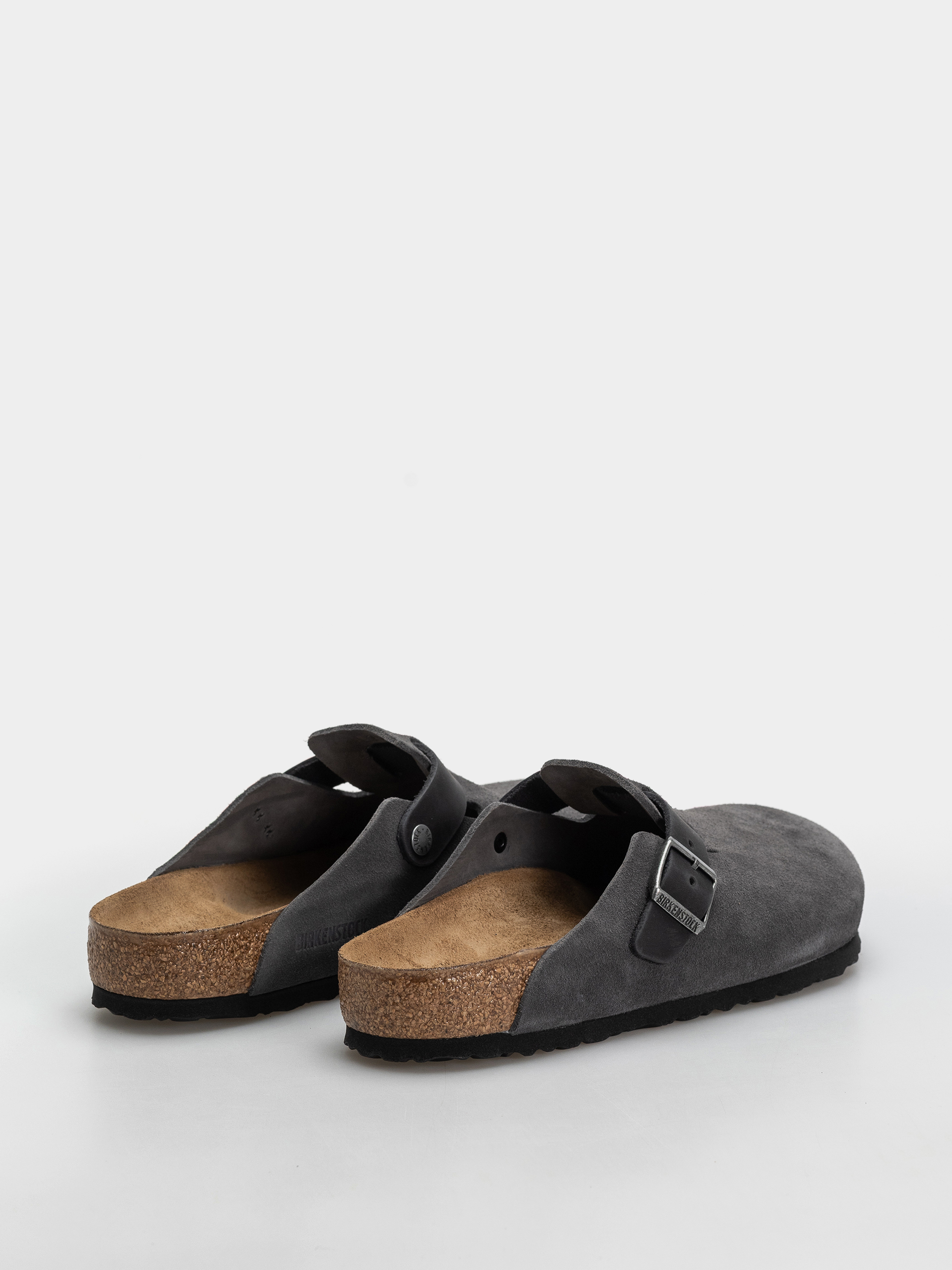 Чехли Birkenstock Boston Mixed Leather Regular (charcoal)