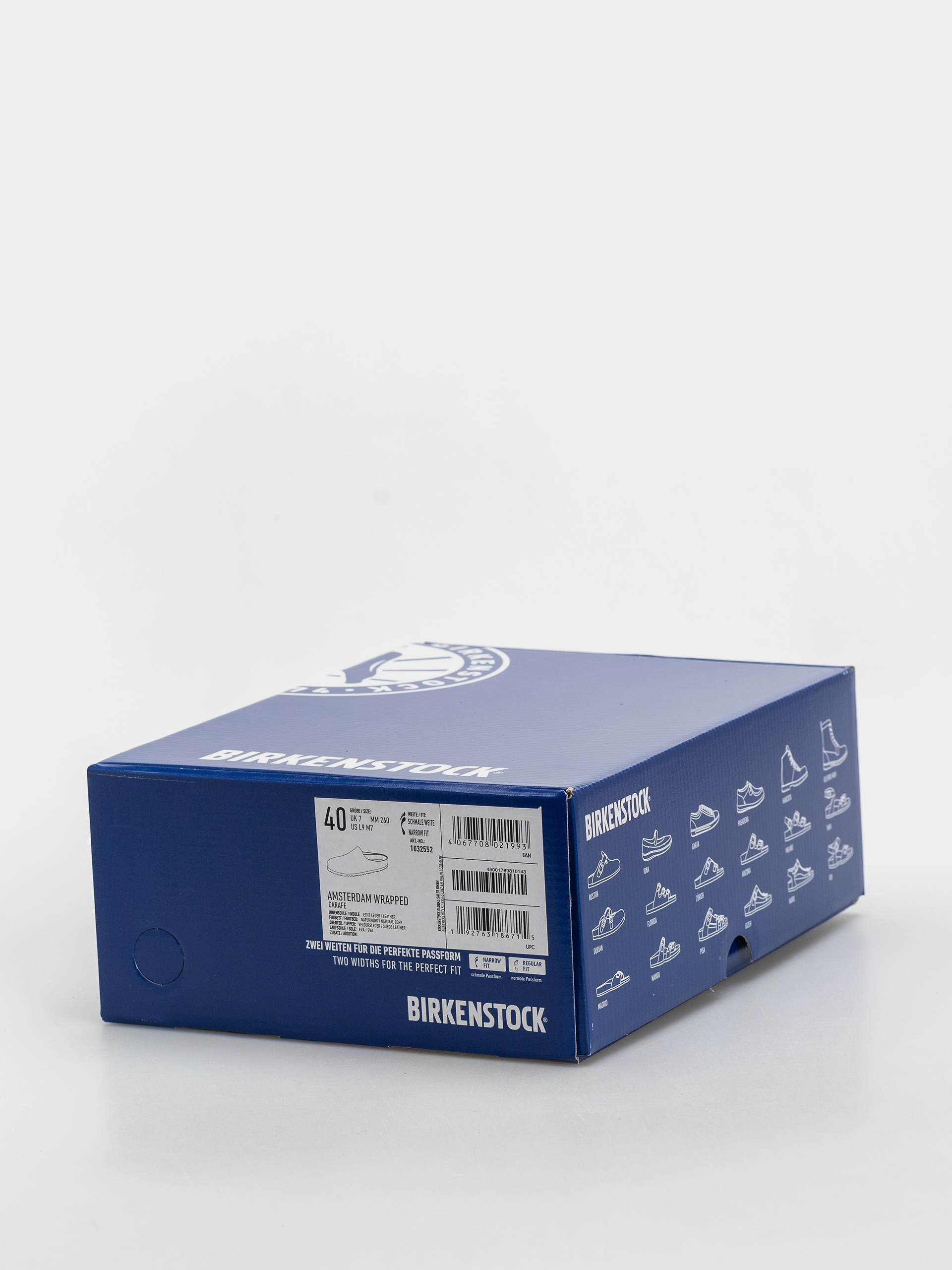 Чехли Birkenstock Amsterdam Wrapped Suede Leather Narrow (carafe)