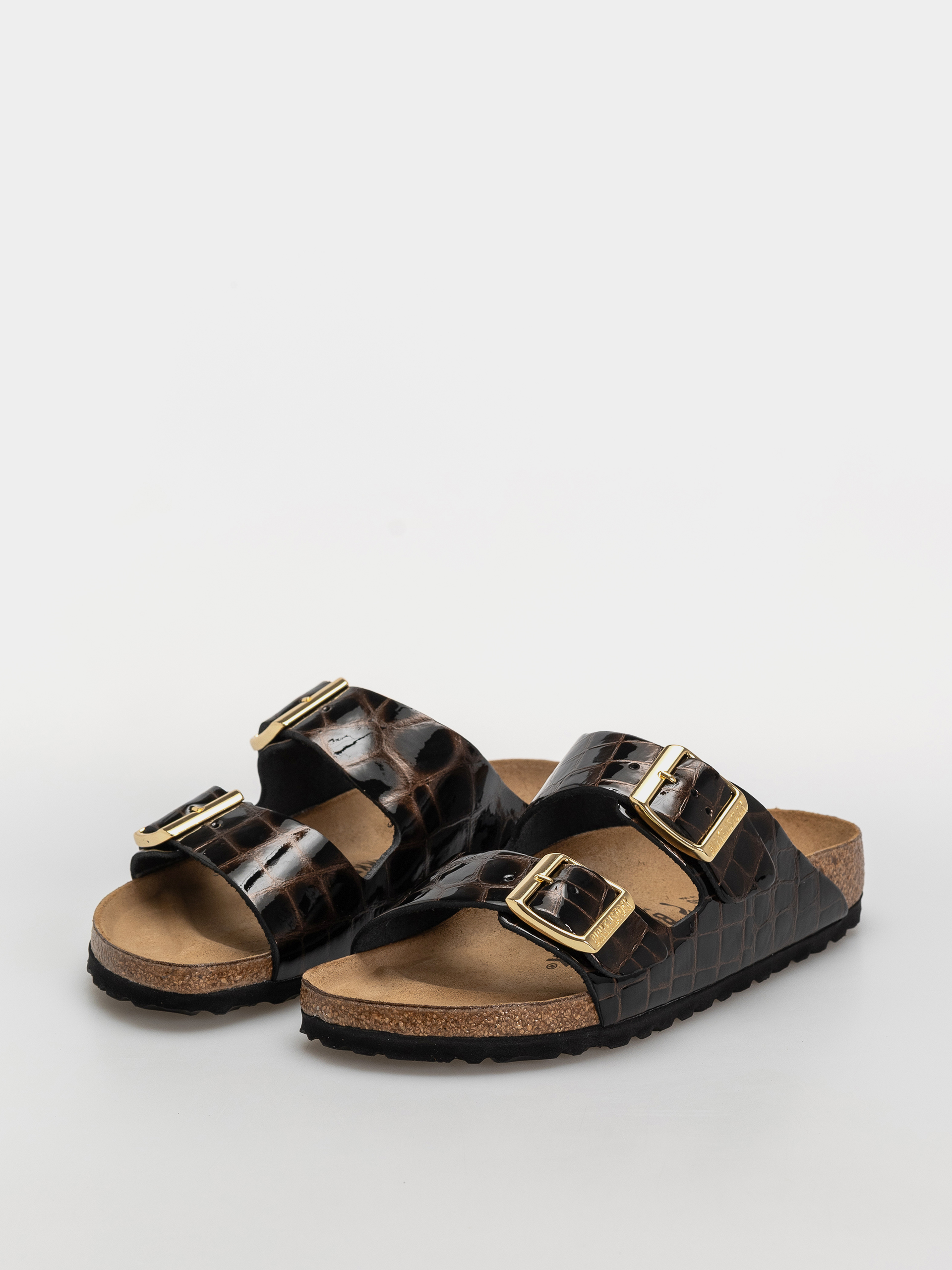 Чехли Birkenstock Arizona Leather Narrow Wmn (emboss leather black)