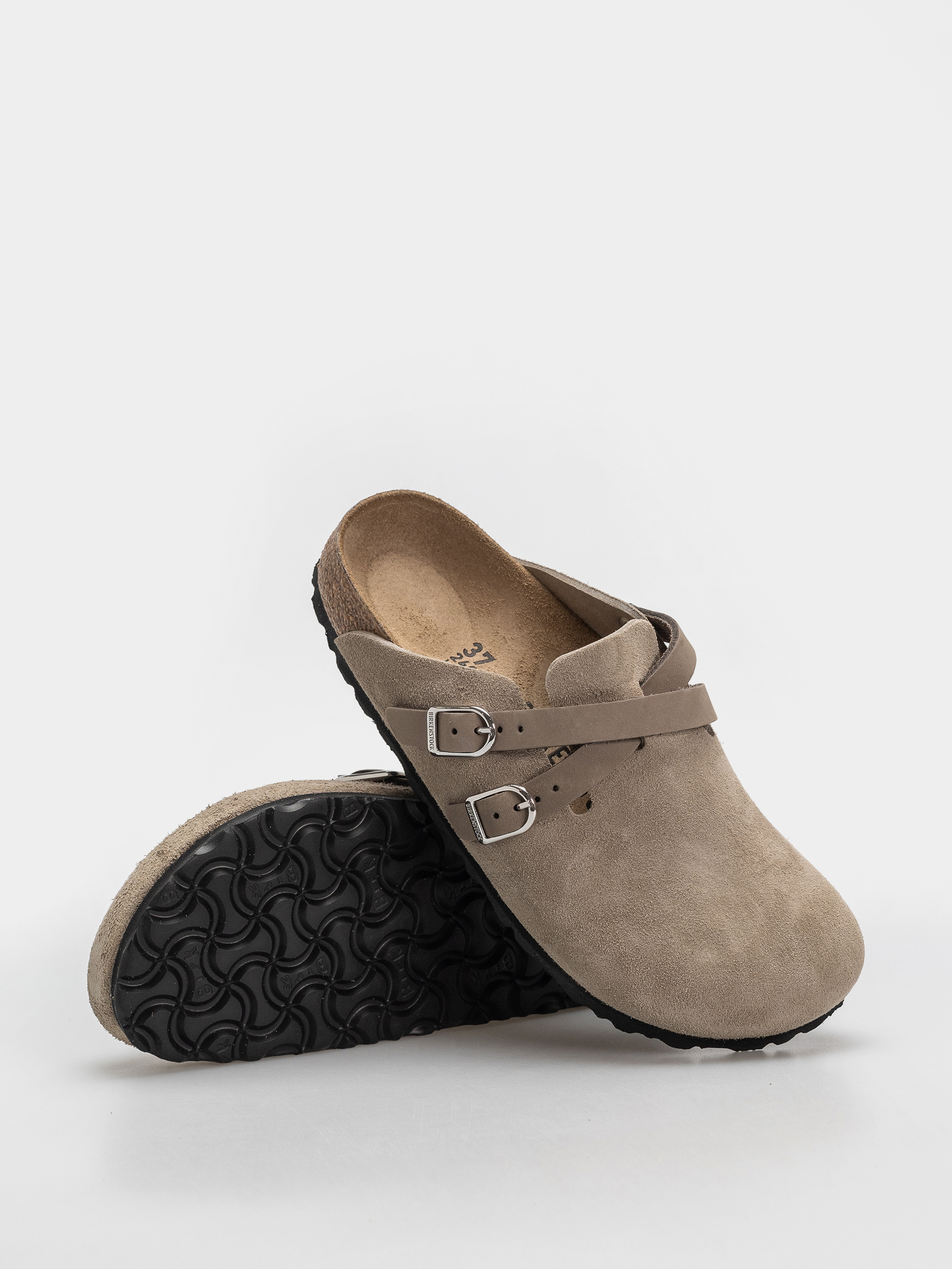 Чехли Birkenstock Blair Suede Leather Narrow Wmn (taupe)