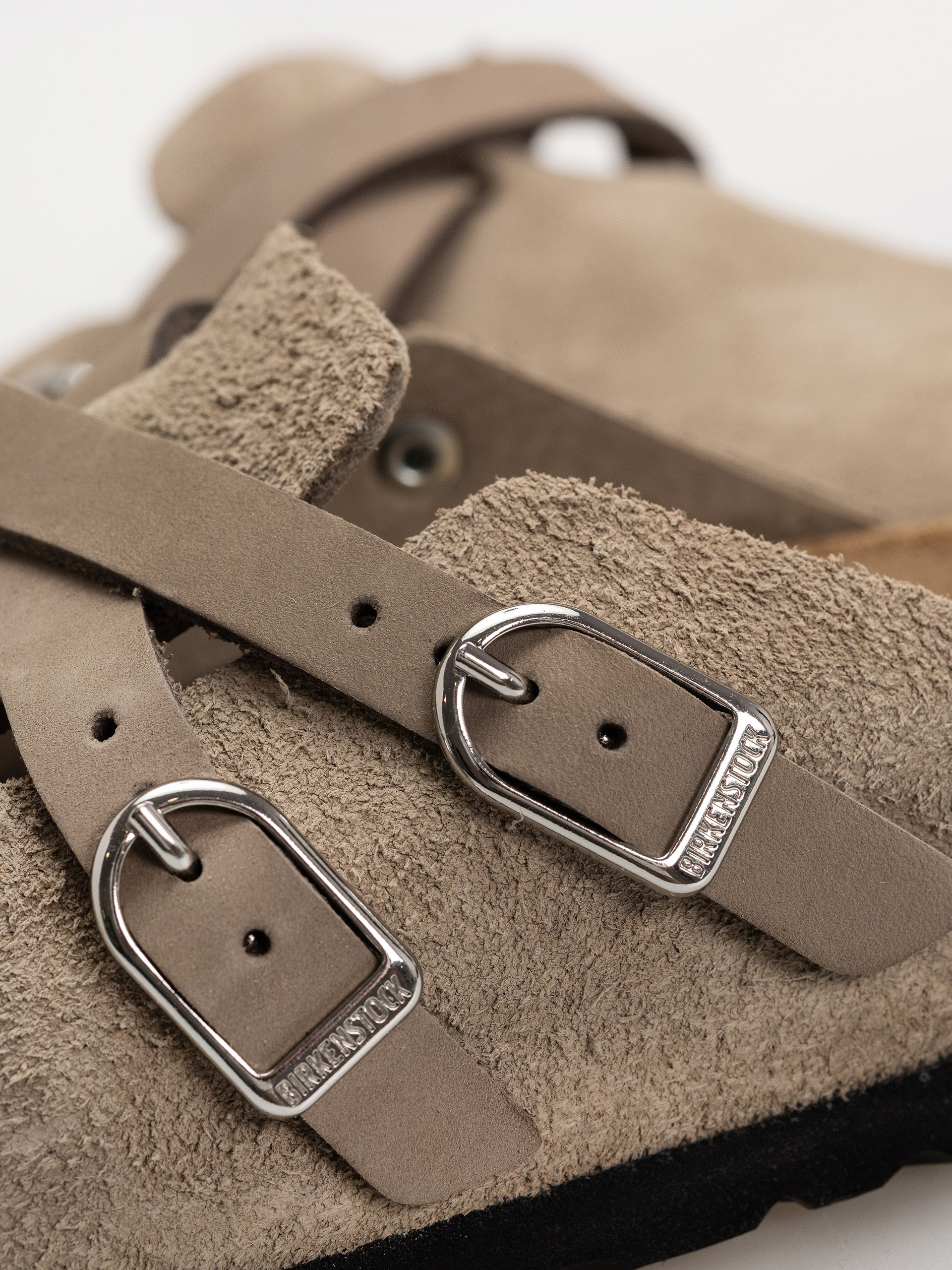 Чехли Birkenstock Blair Suede Leather Narrow Wmn (taupe)