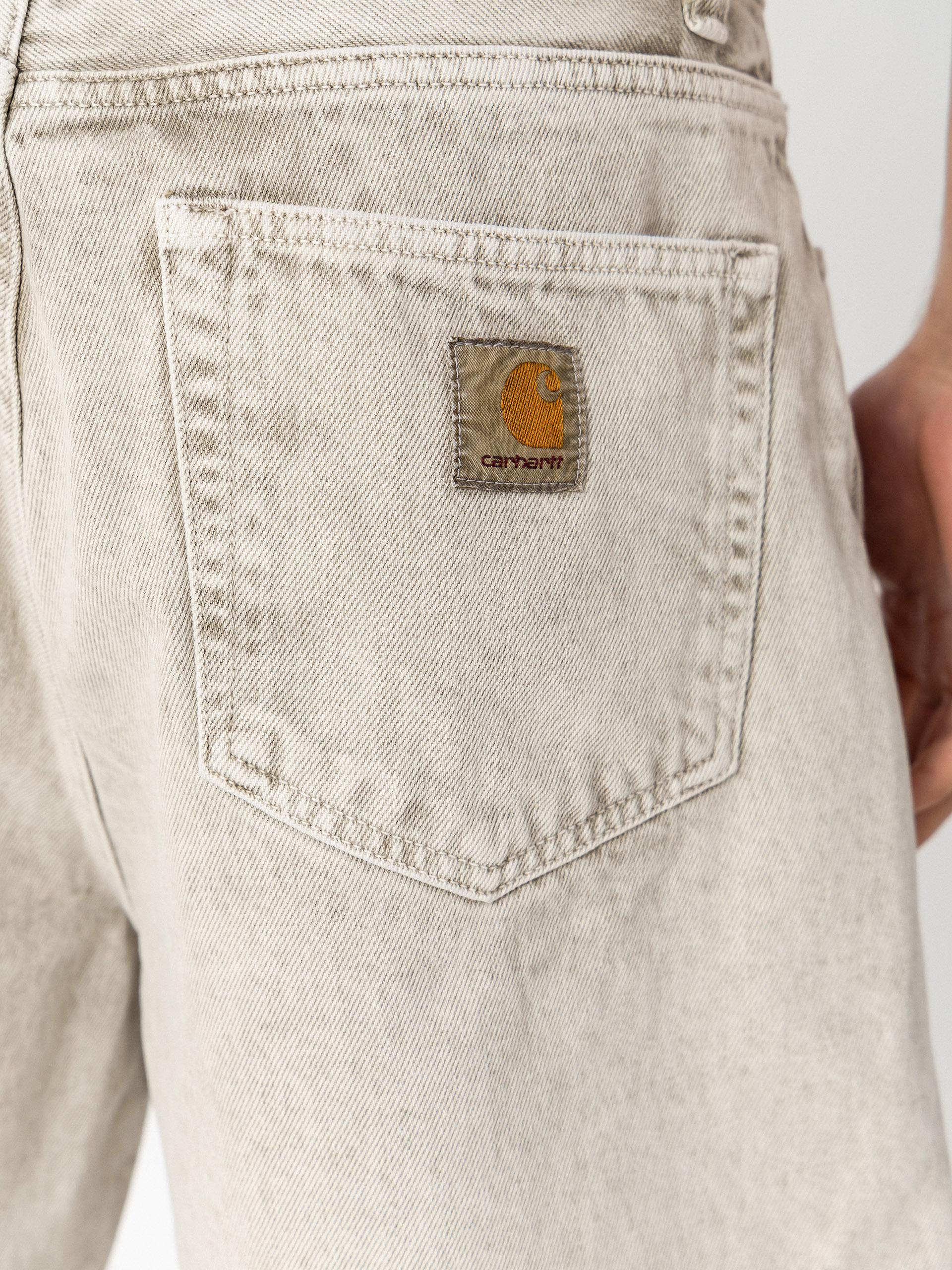 Къси панталони Carhartt WIP Landon (opuntia chalk wash)