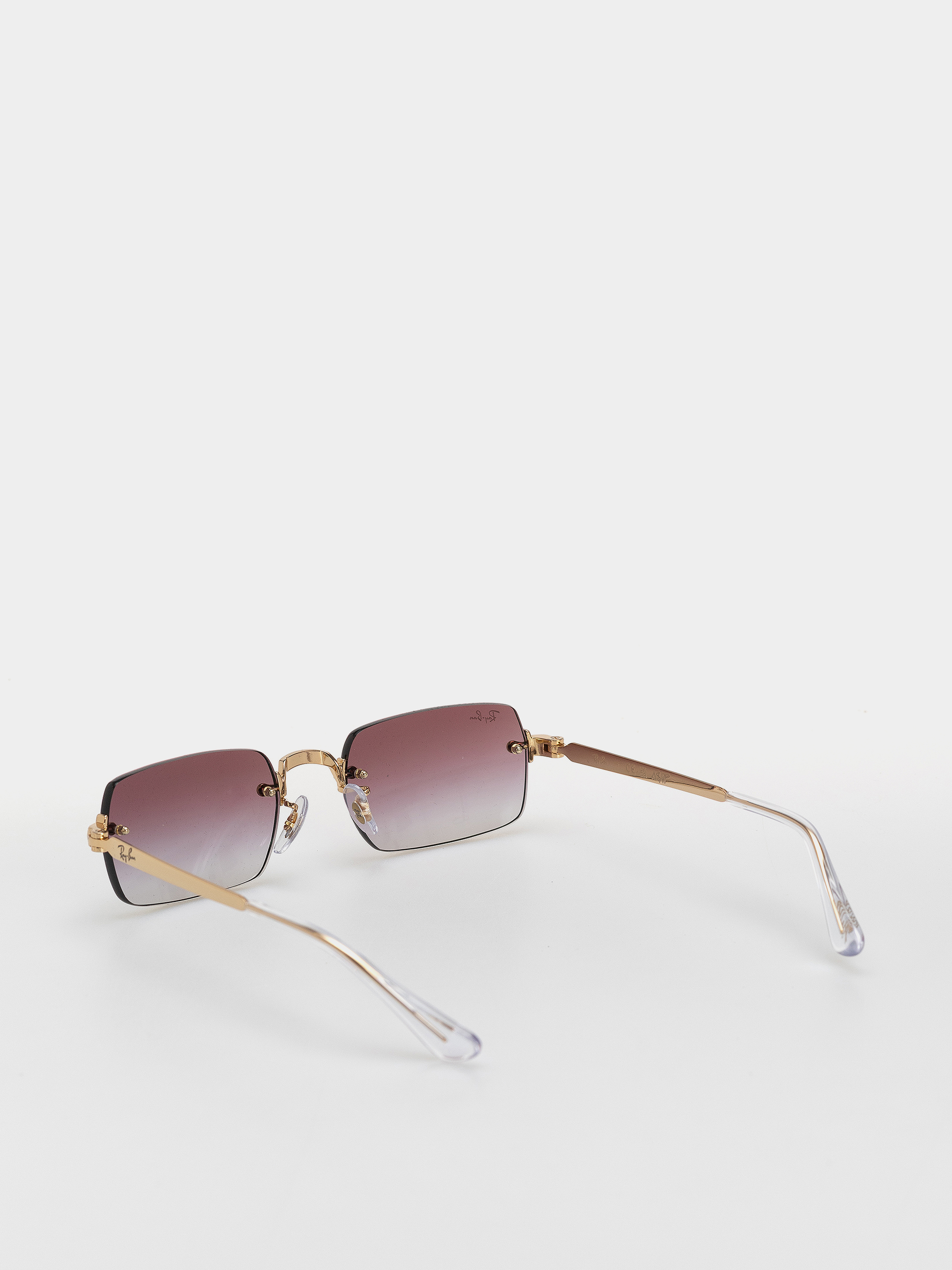 Слънчеви очила Ray-Ban Rb3928 By A$Ap Rocky (polerowany złoto arista/przezroczysty ciemnopurpurowy gradalny)