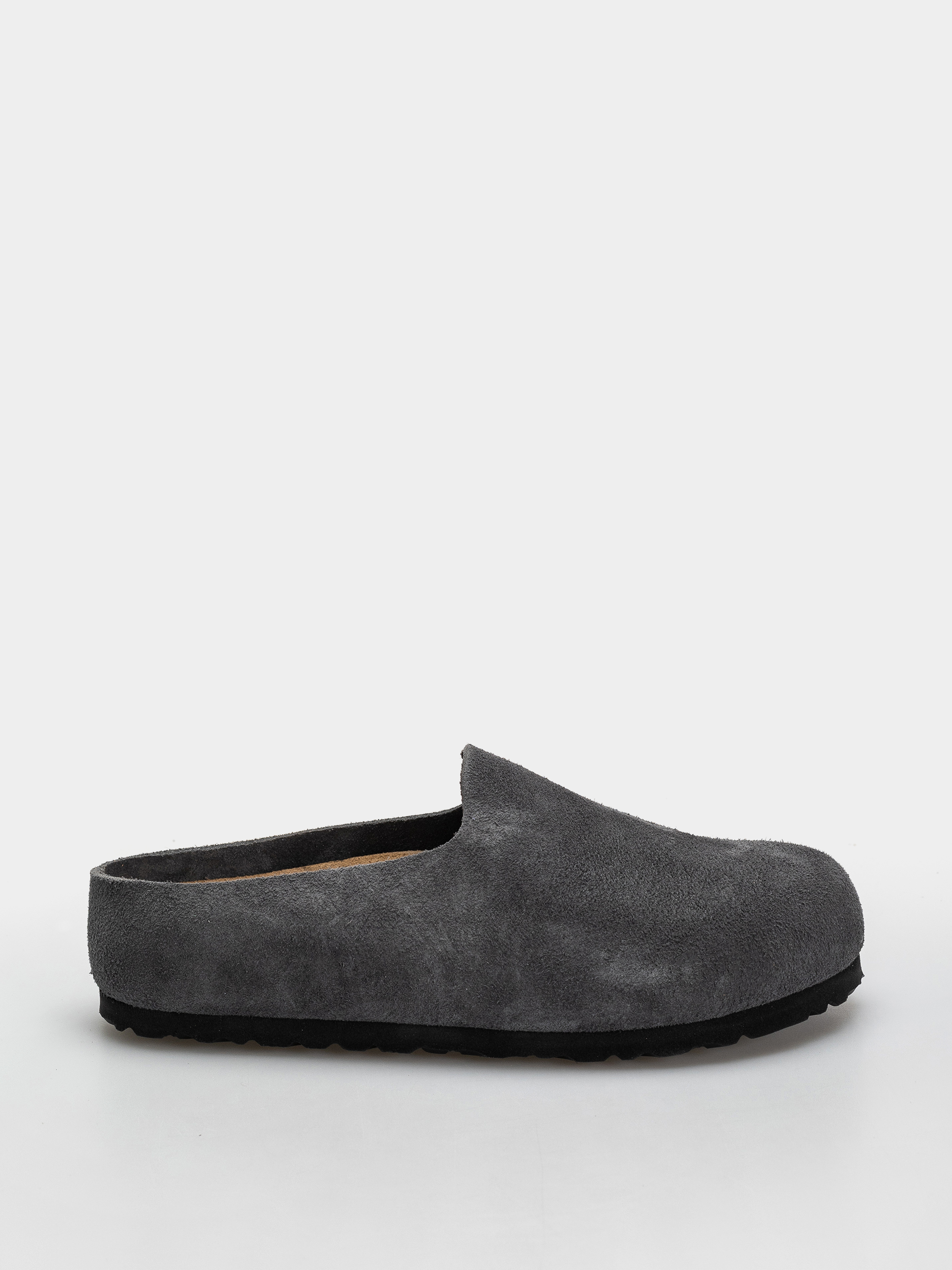 u0427u0435u0445u043bu0438 Birkenstock Amsterdam Wrapped Suede Leather Narrow (charcoal)