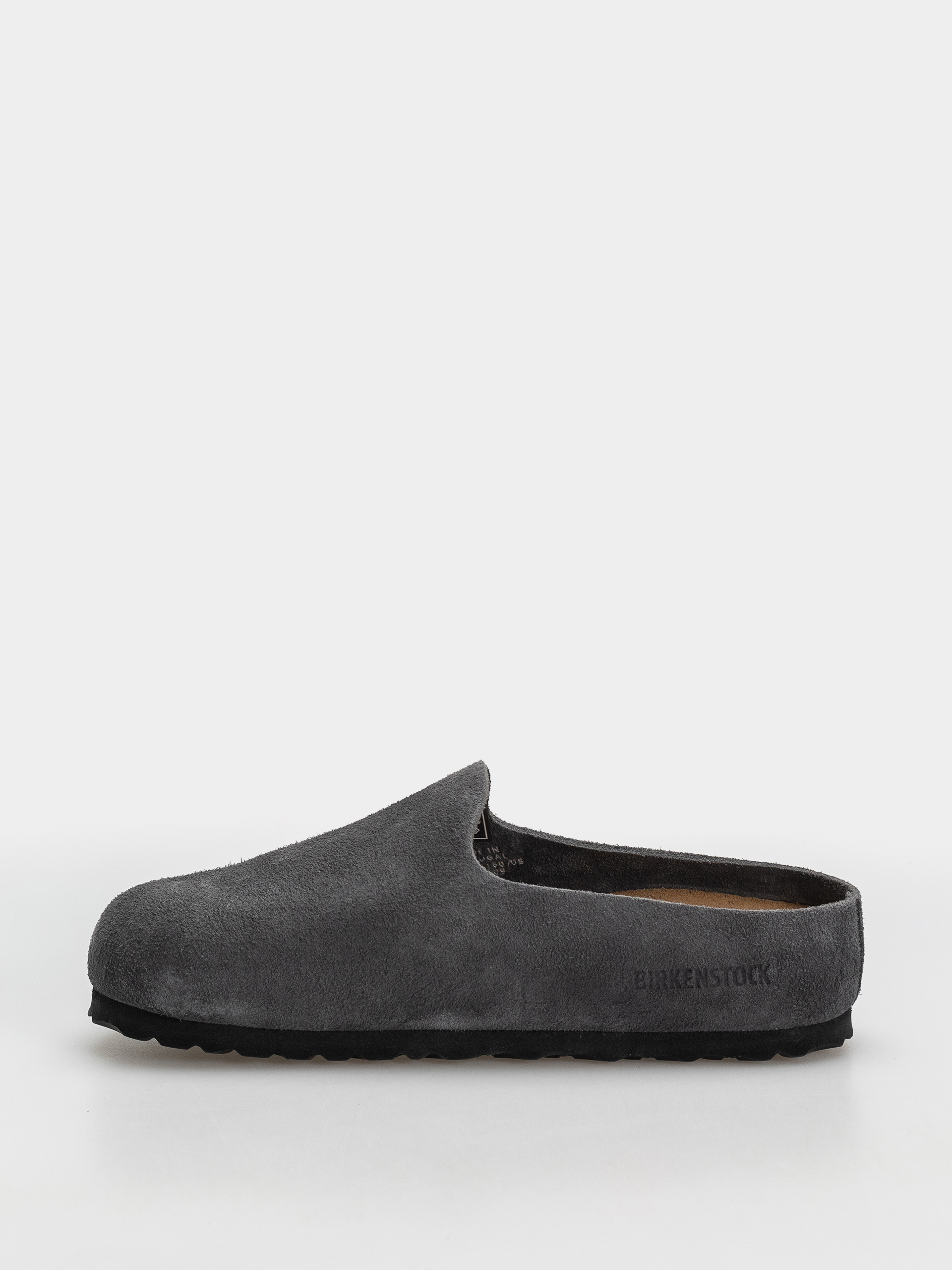 Чехли Birkenstock Amsterdam Wrapped Suede Leather Narrow (charcoal)