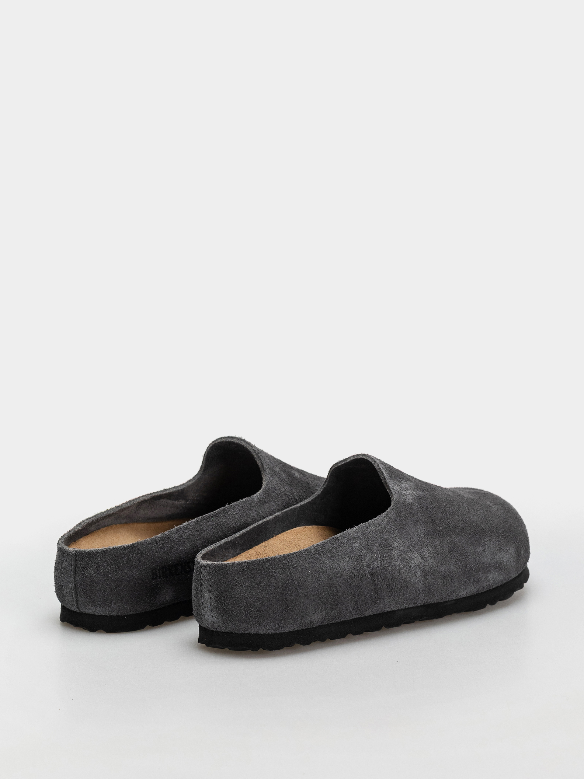 Чехли Birkenstock Amsterdam Wrapped Suede Leather Narrow (charcoal)