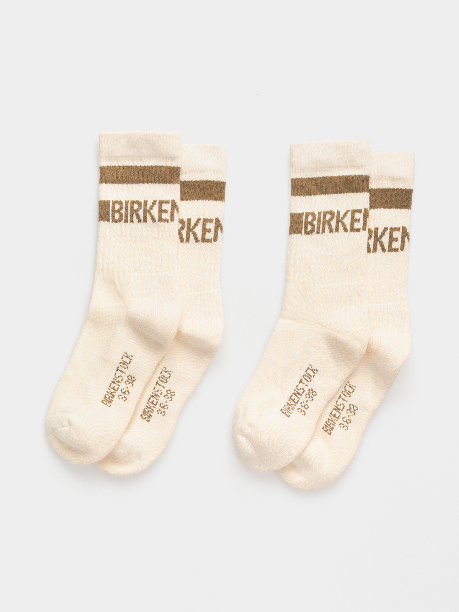 Чорапи Birkenstock Cotton Crew 2 Pack (eggshell)