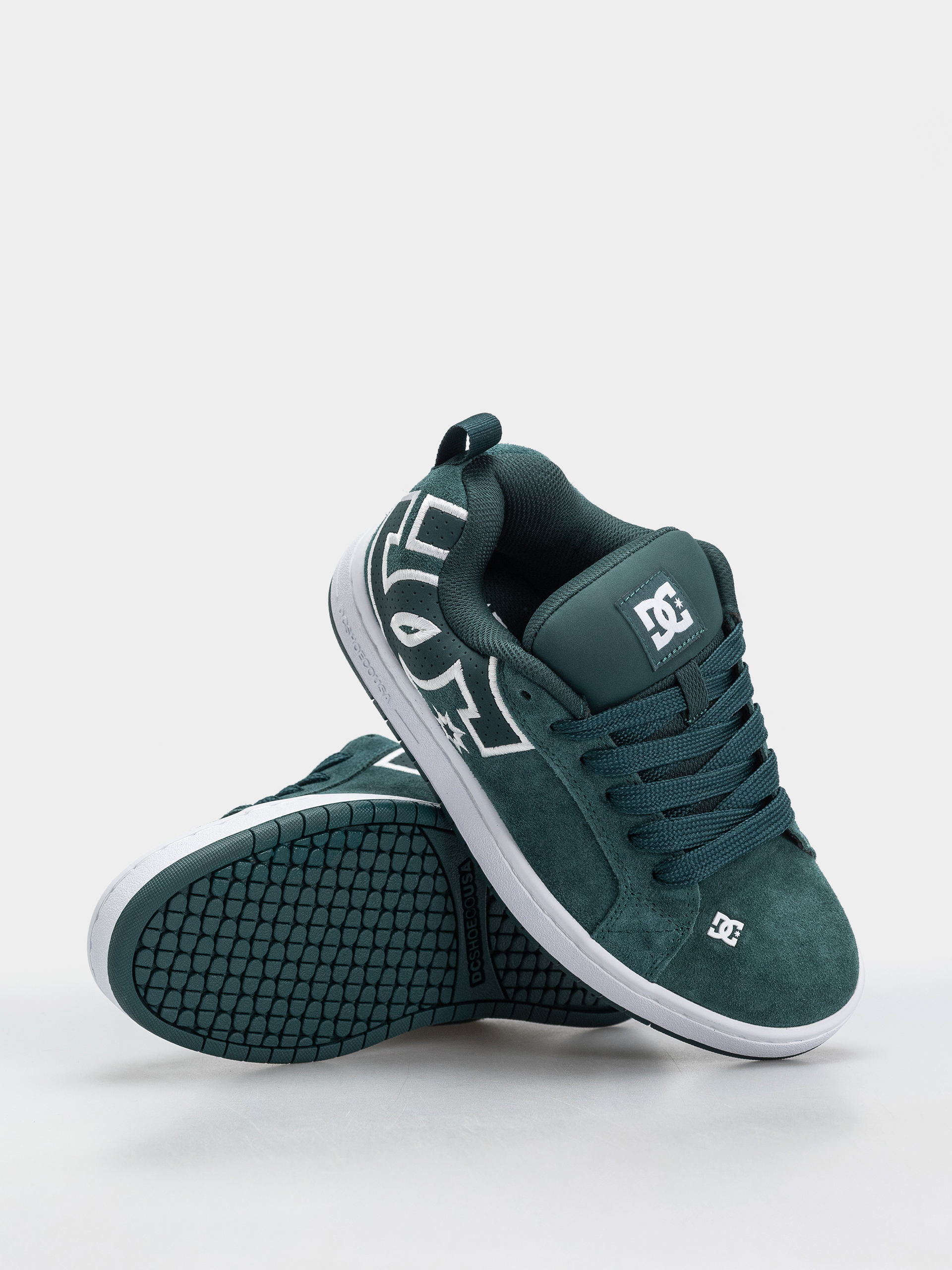 Обувки DC Court Graffik Se (dark green/white)