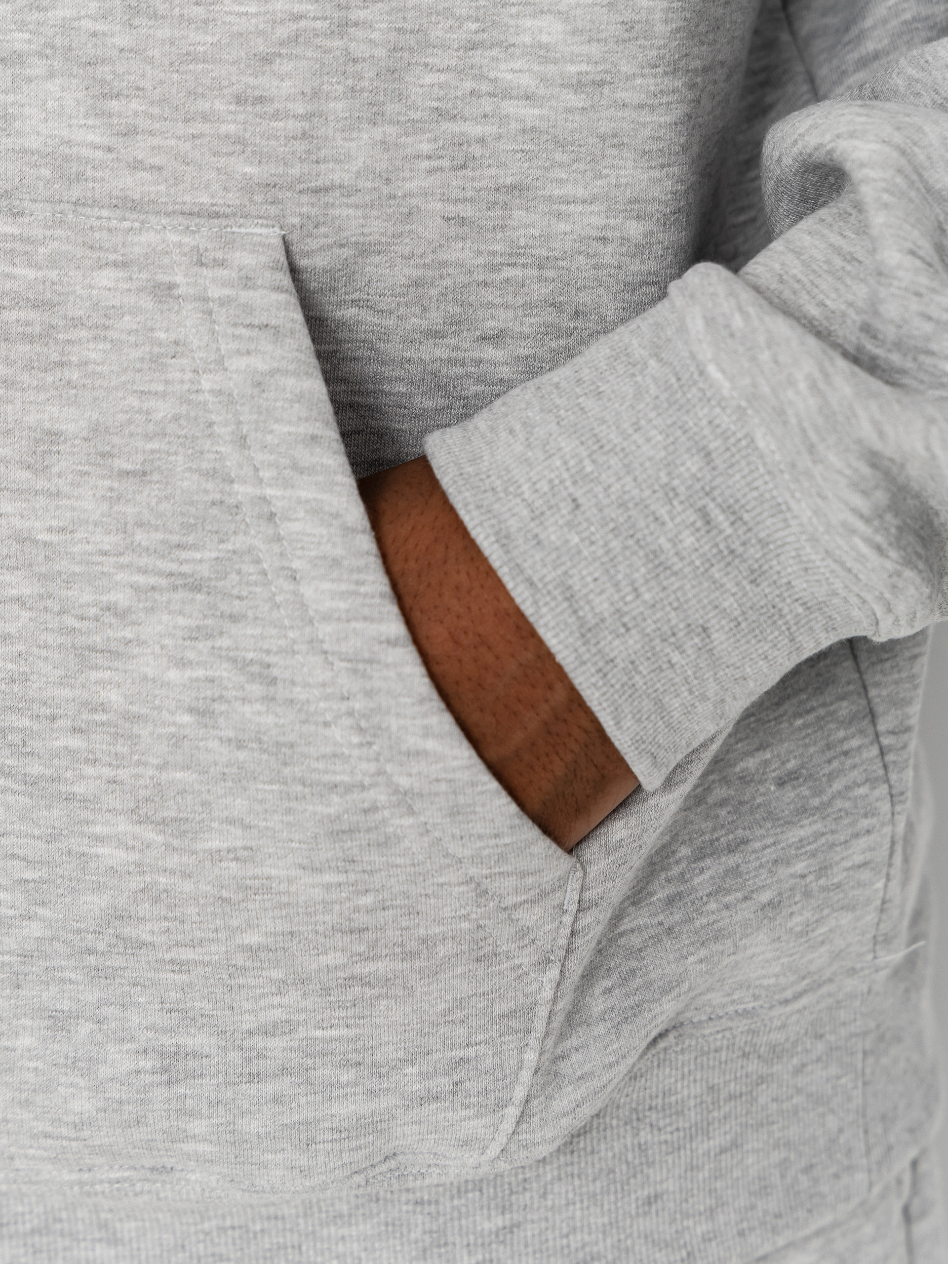 Суитшърт с качулка New Balance Sport Essentials Fleece HD (athletic grey)