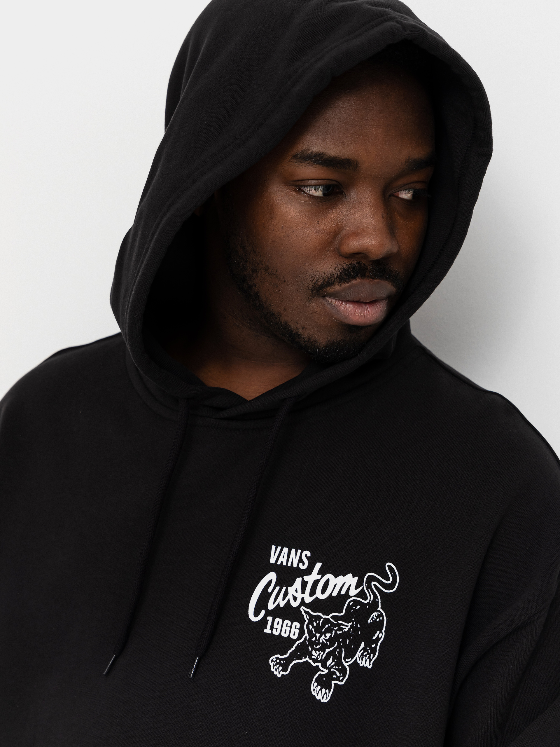 Суитшърт с качулка Vans Custom Cat HD (black)