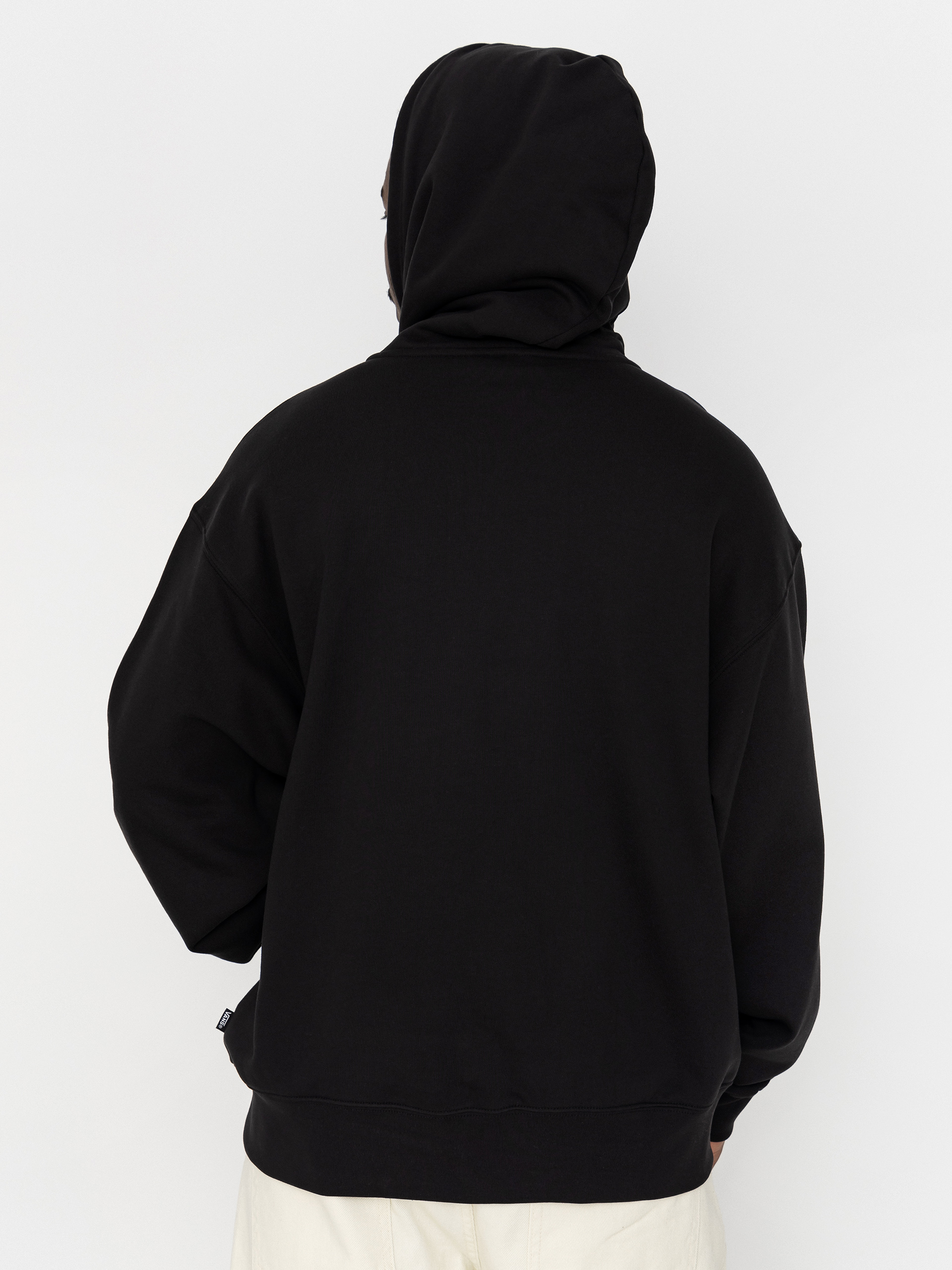 Суитшърт с качулка Vans Left Chest II HD (black)