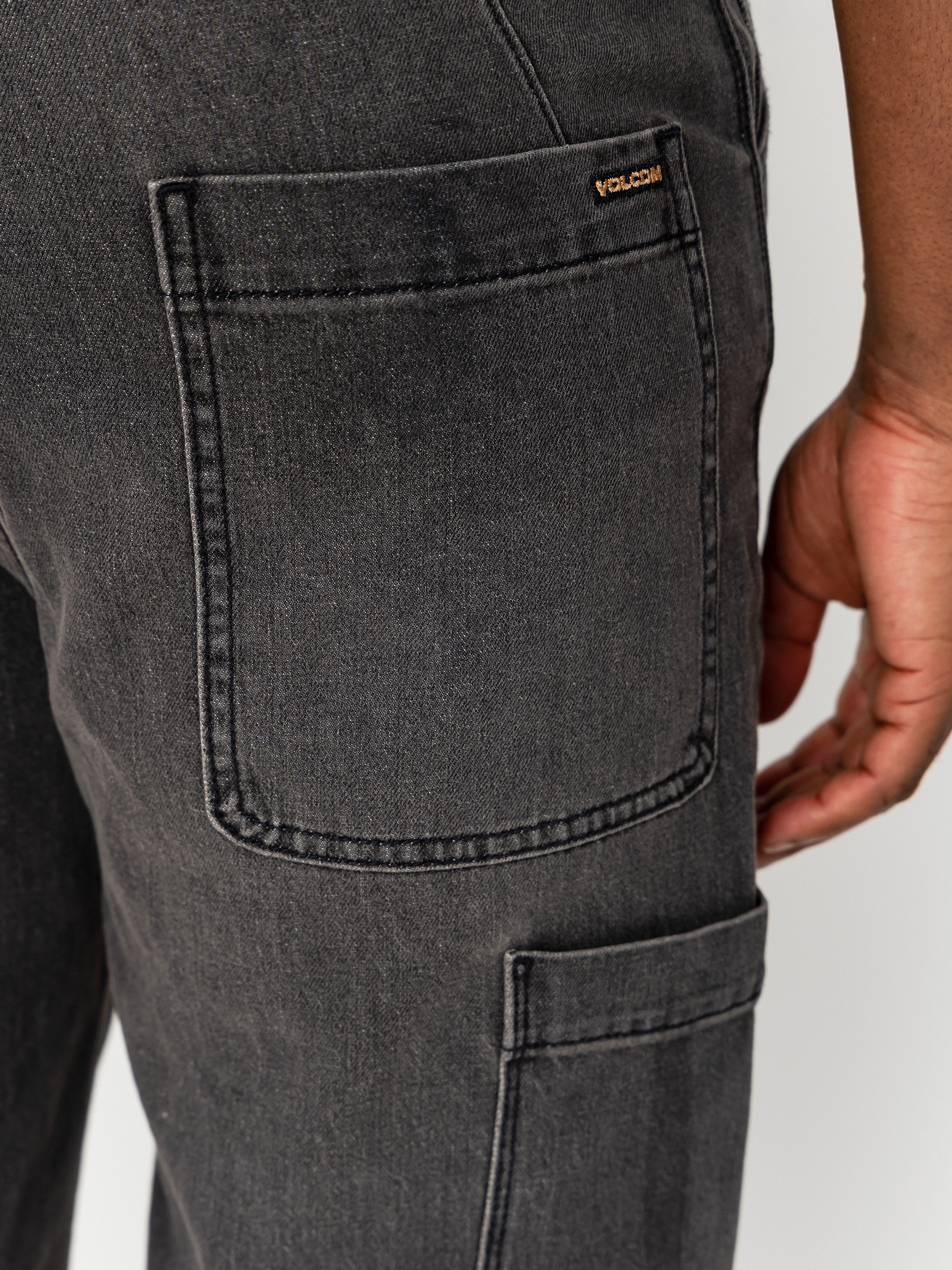 Панталони Volcom Kraftsman II (black grey)