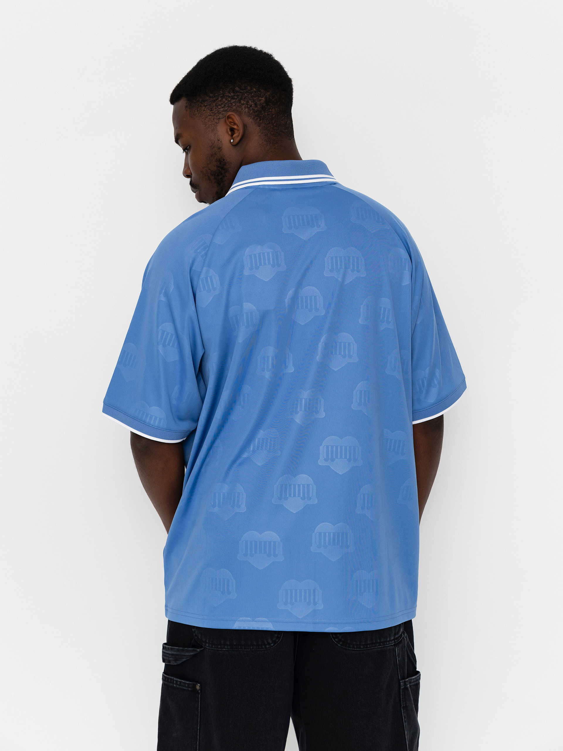 Тениска Carhartt WIP Terrace Football (heart train jacquard curacao)