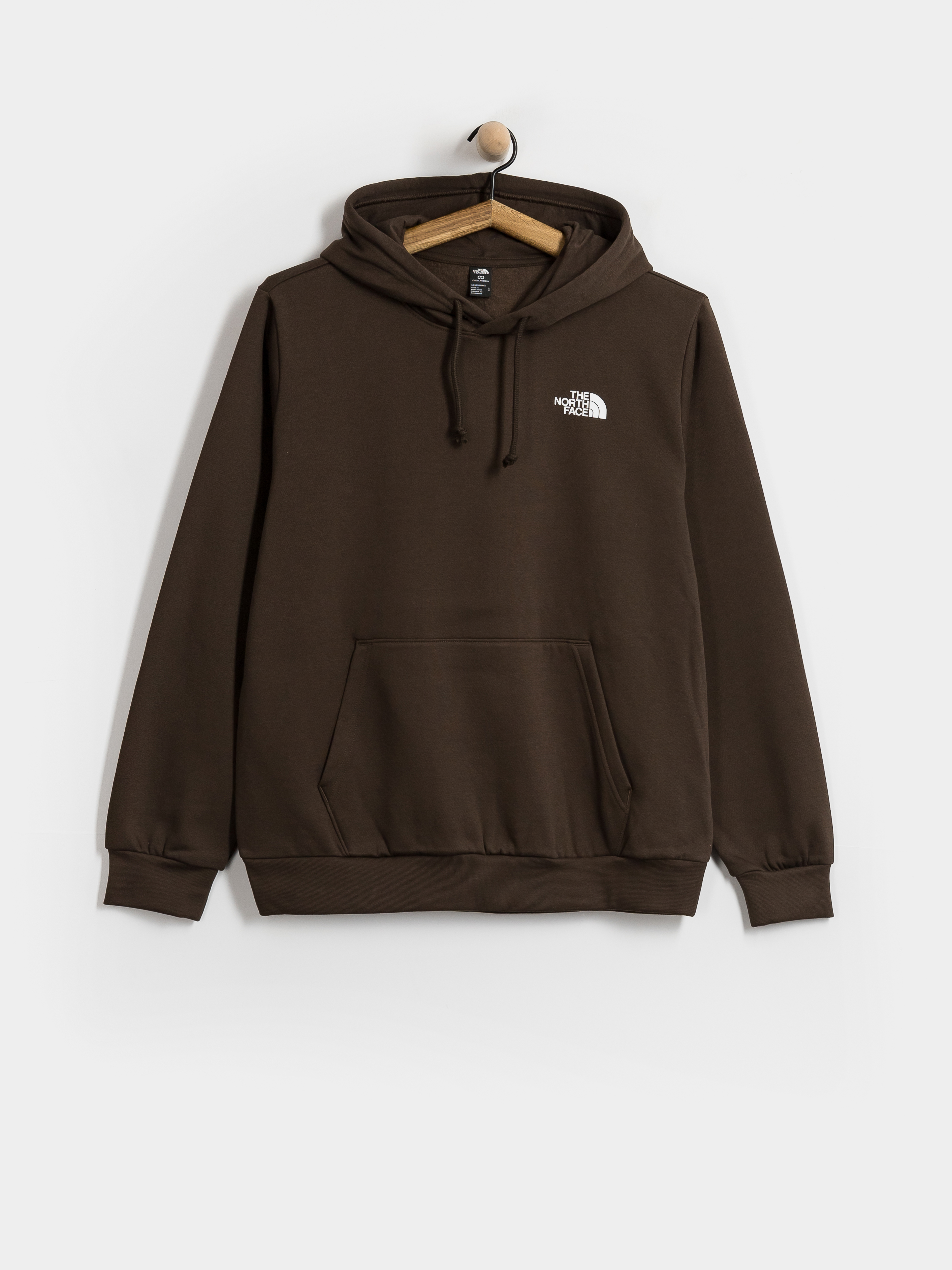 Суитшърт с качулка The North Face Evolution Box Nse Regular HD (dark chestnut)