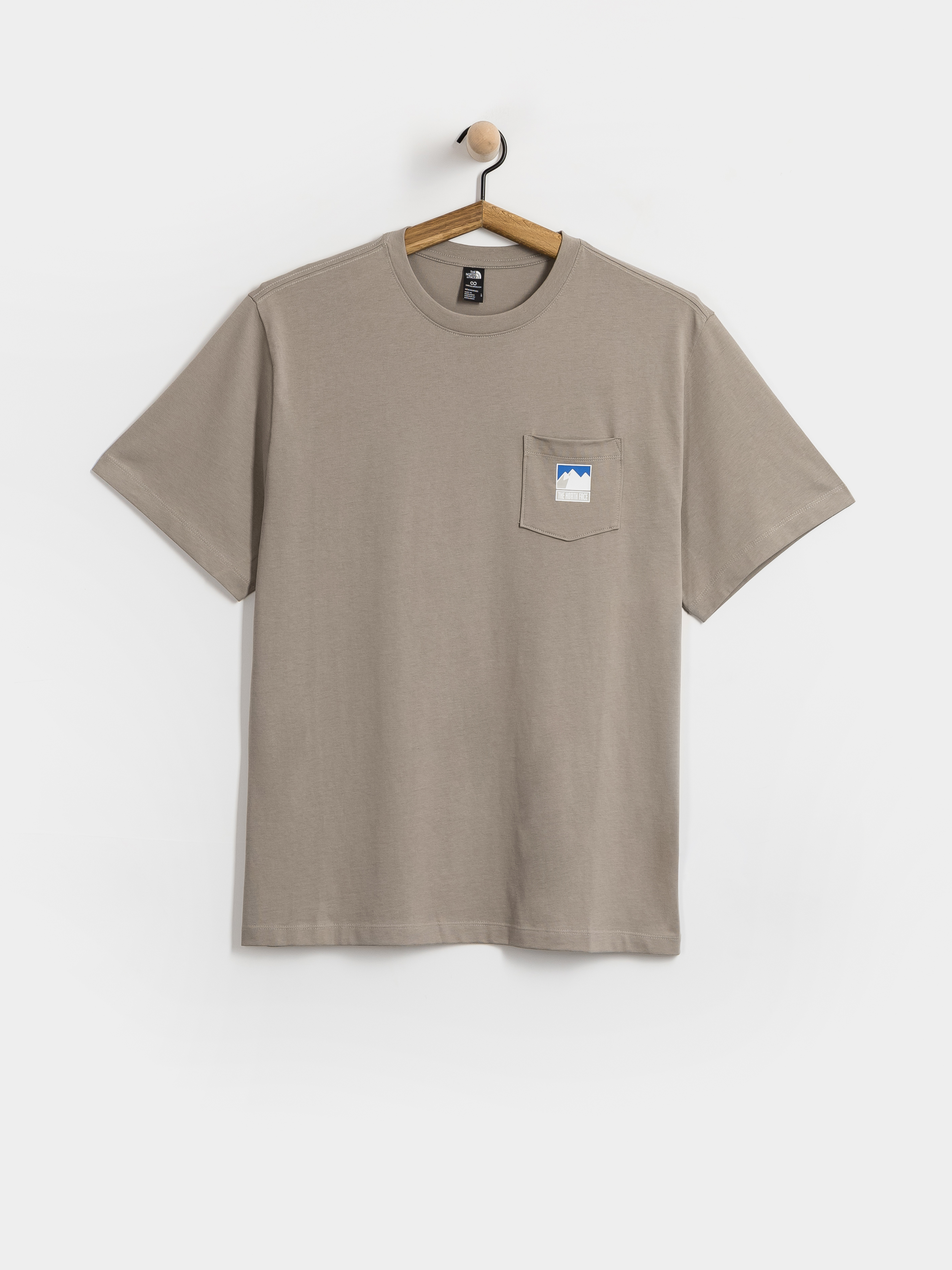 Тениска The North Face Mountain Logo Relaxed (stone slab)