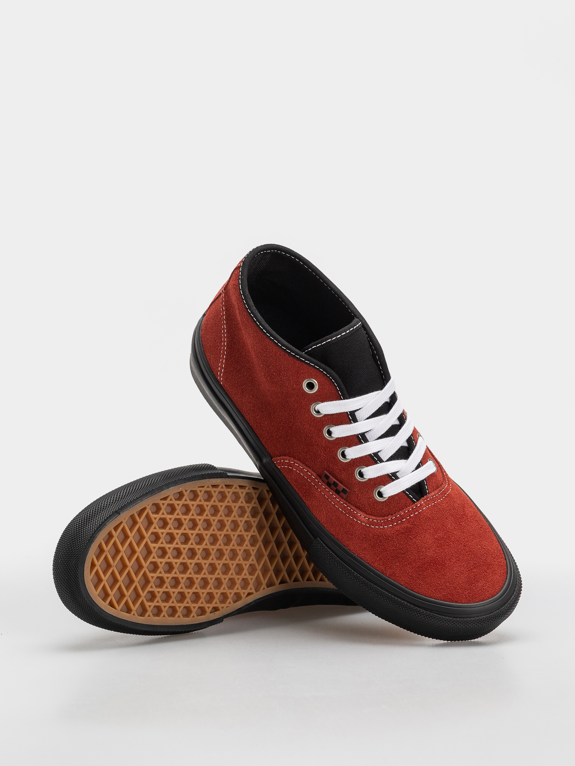Обувки Vans Skate Authentic Mid (poppy ember red)