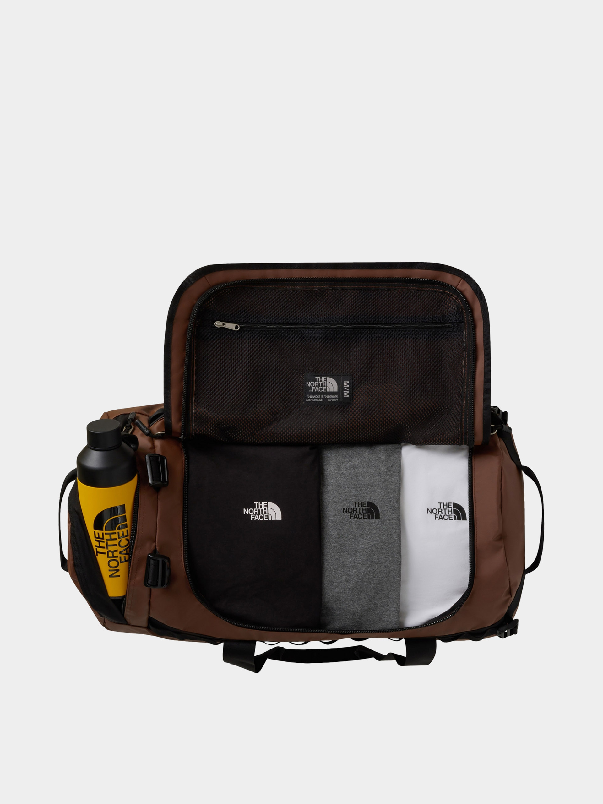 Чанта The North Face Base Camp Duffel M (smokey brown/tnf black)