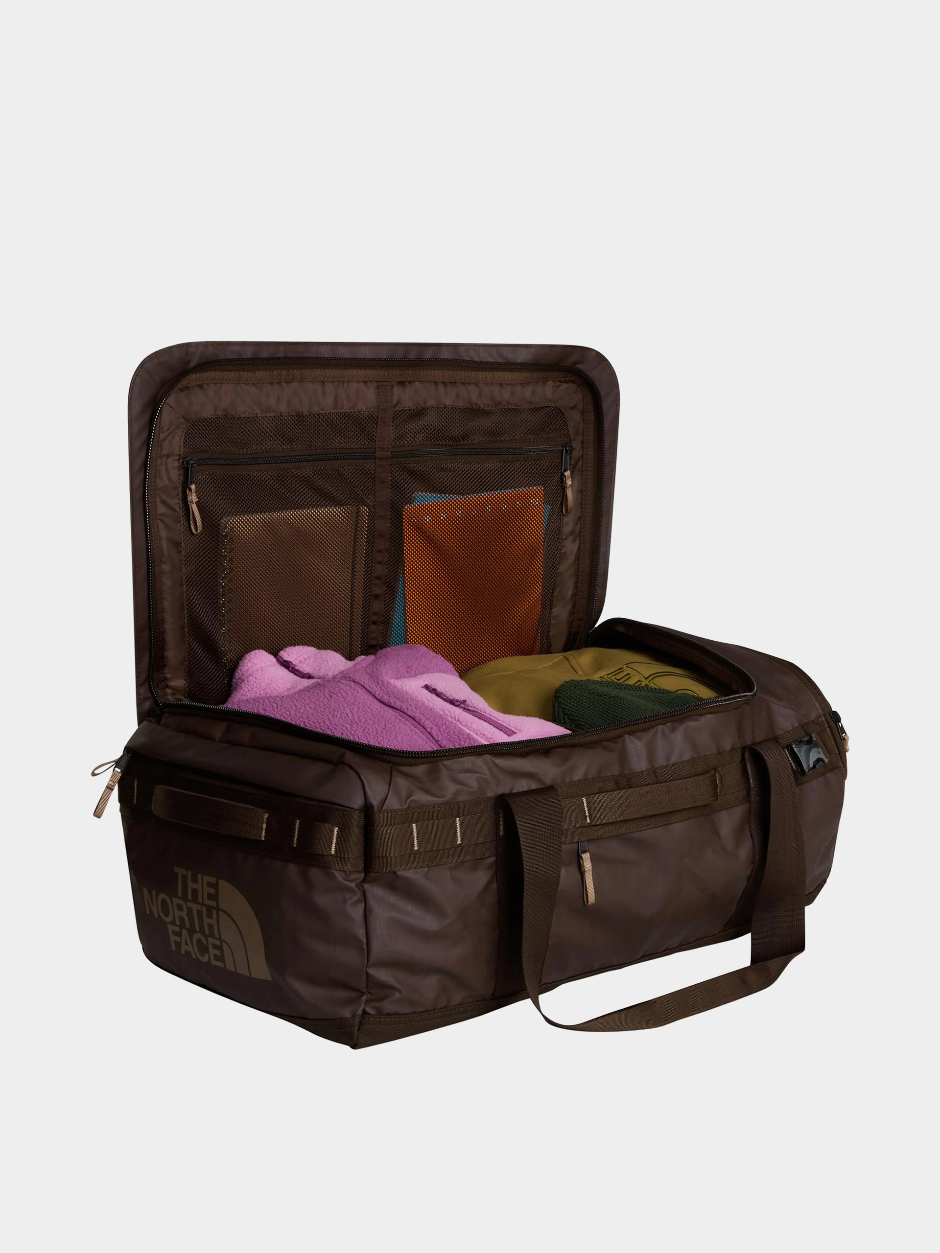 Чанта The North Face Base Camp Voyager Duffel 62L (dark chestnut/garnet)