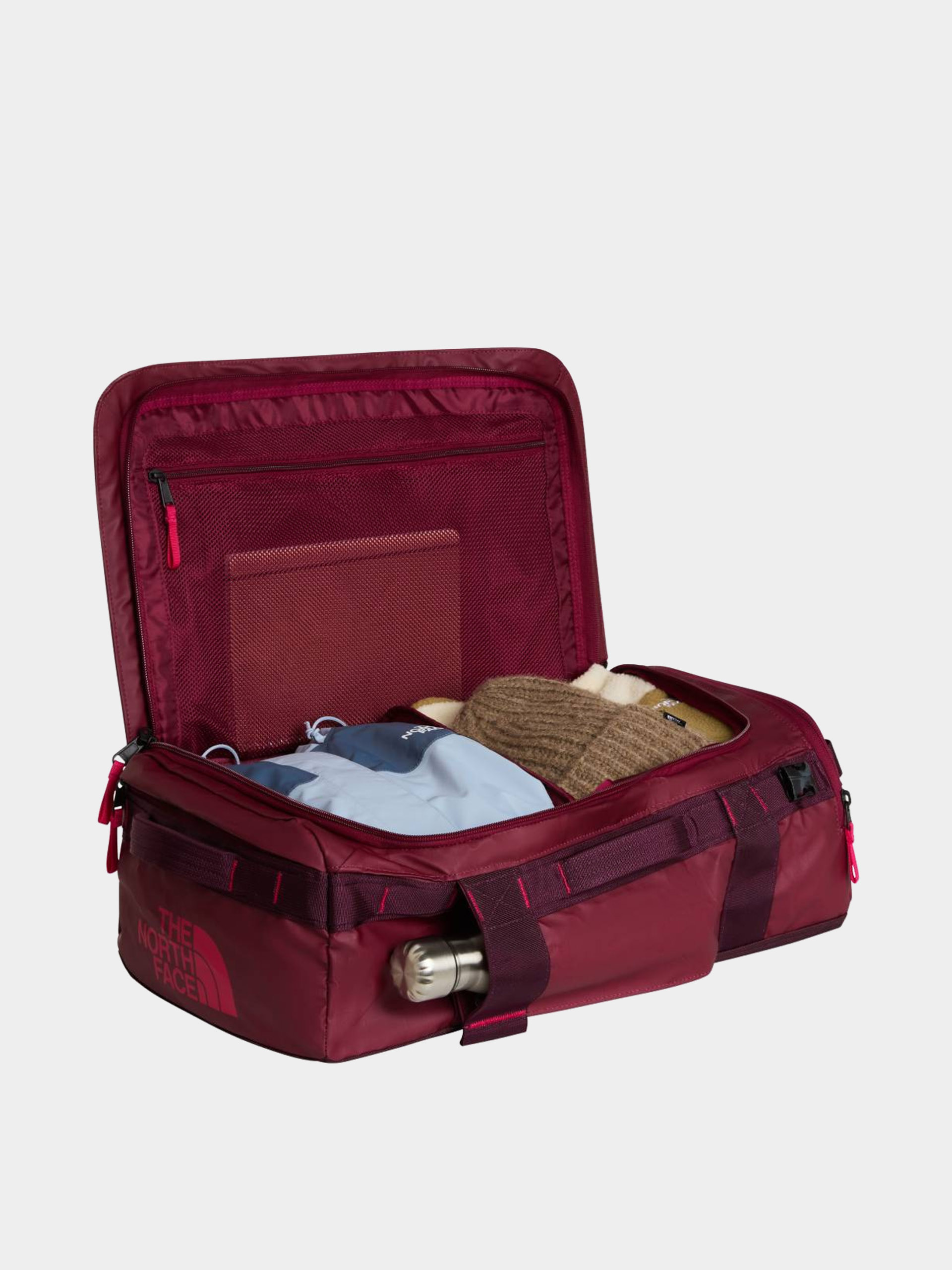 Чанта The North Face Base Camp Voyager Duffel 32L (burgundy crush/deep bur)