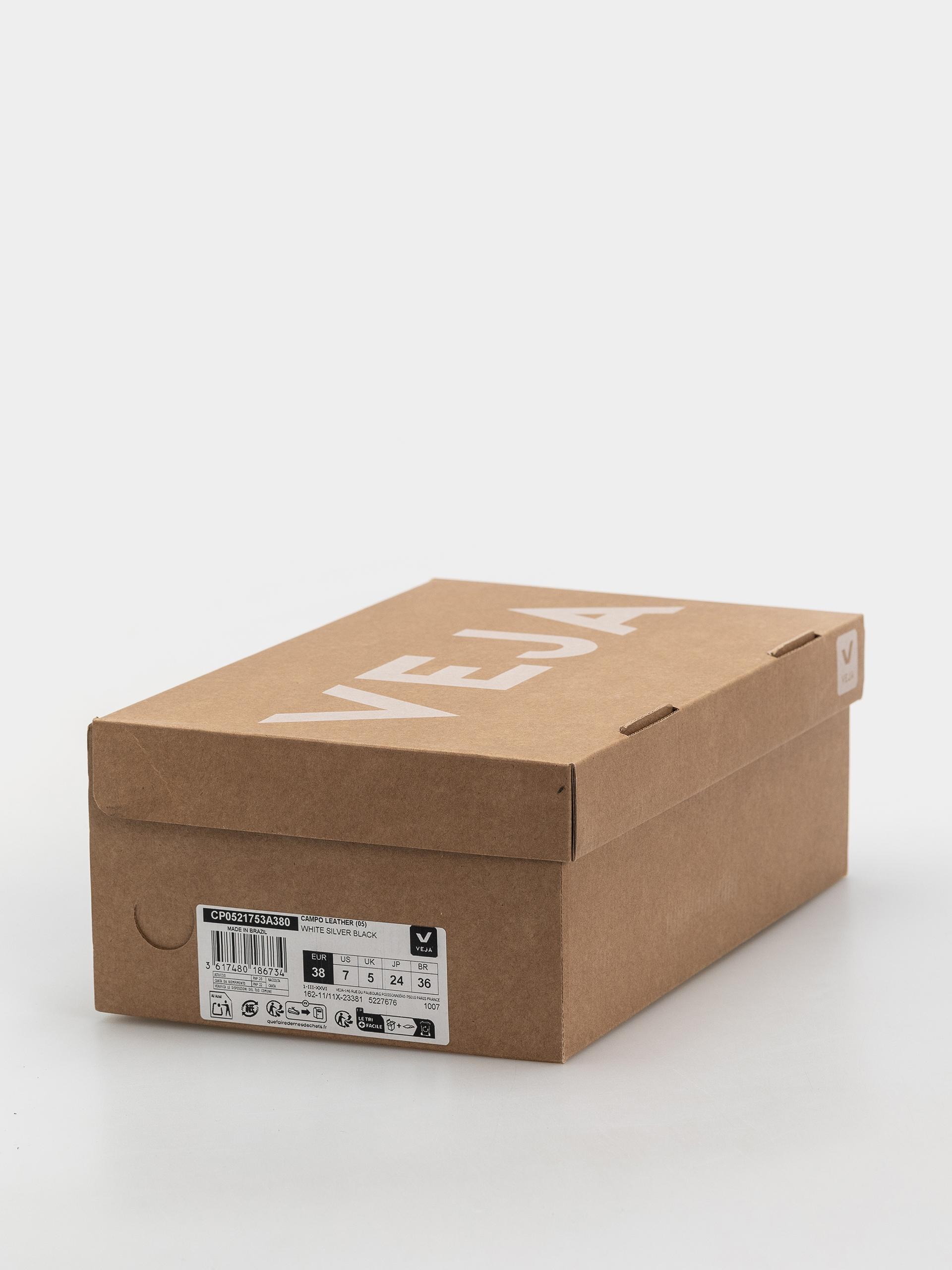 Обувки Veja Campo Wmn (white silver black)