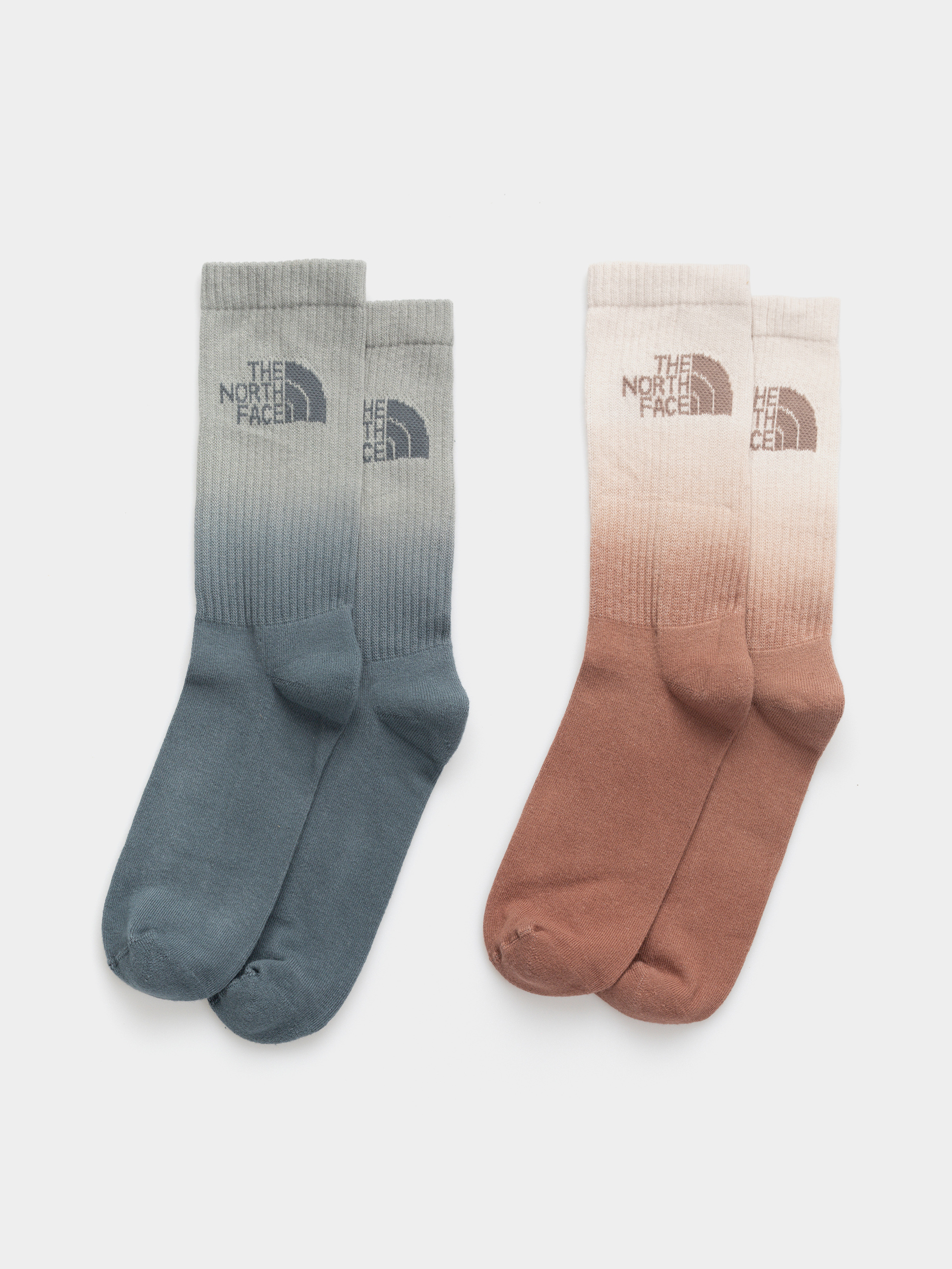 Чорапи The North Face Everyday Crew Dip Dye 2P (garnet/cumulus cloud/ti)