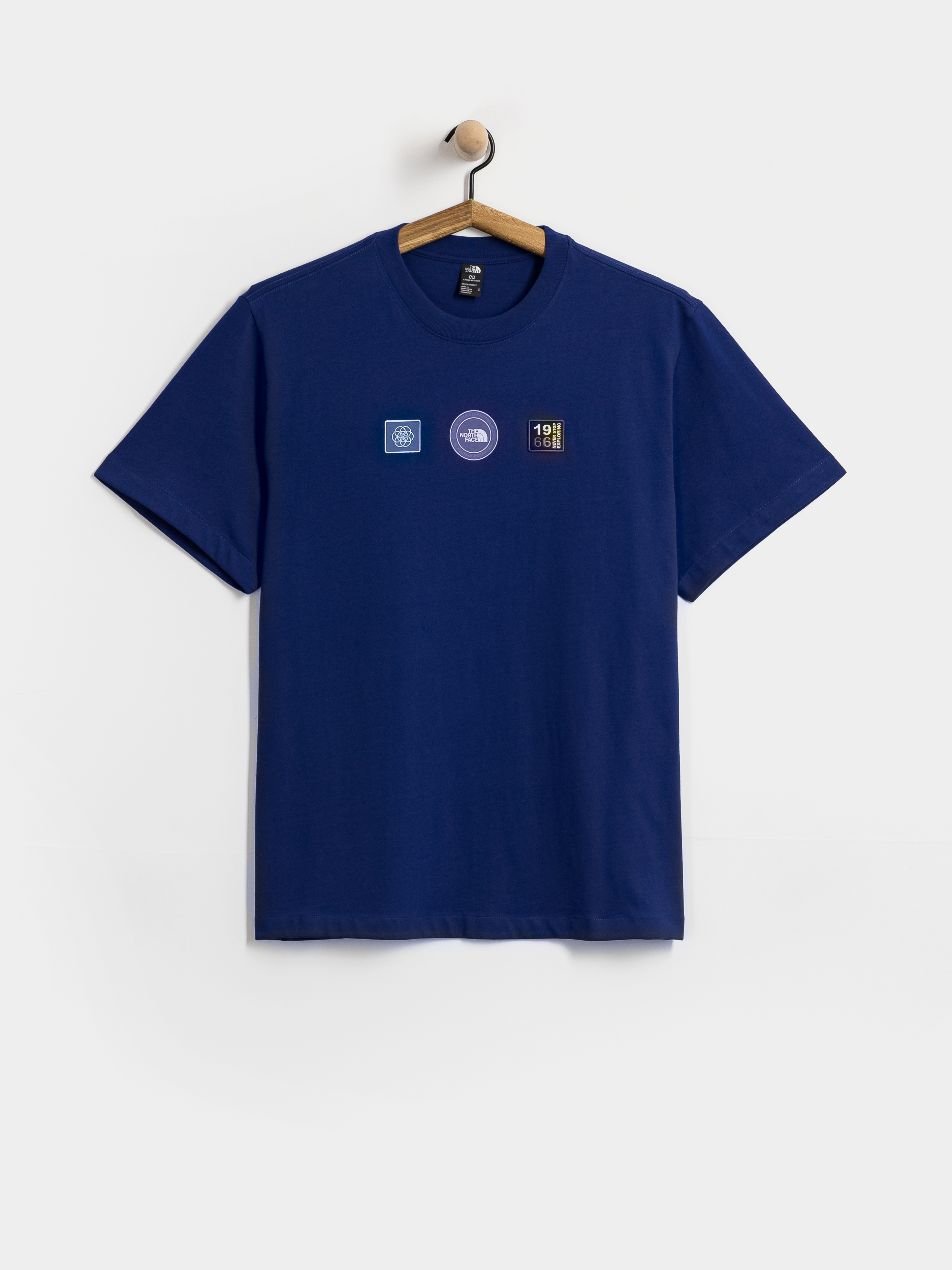 Тениска The North Face Explorer Badges Relaxed (bold blue)