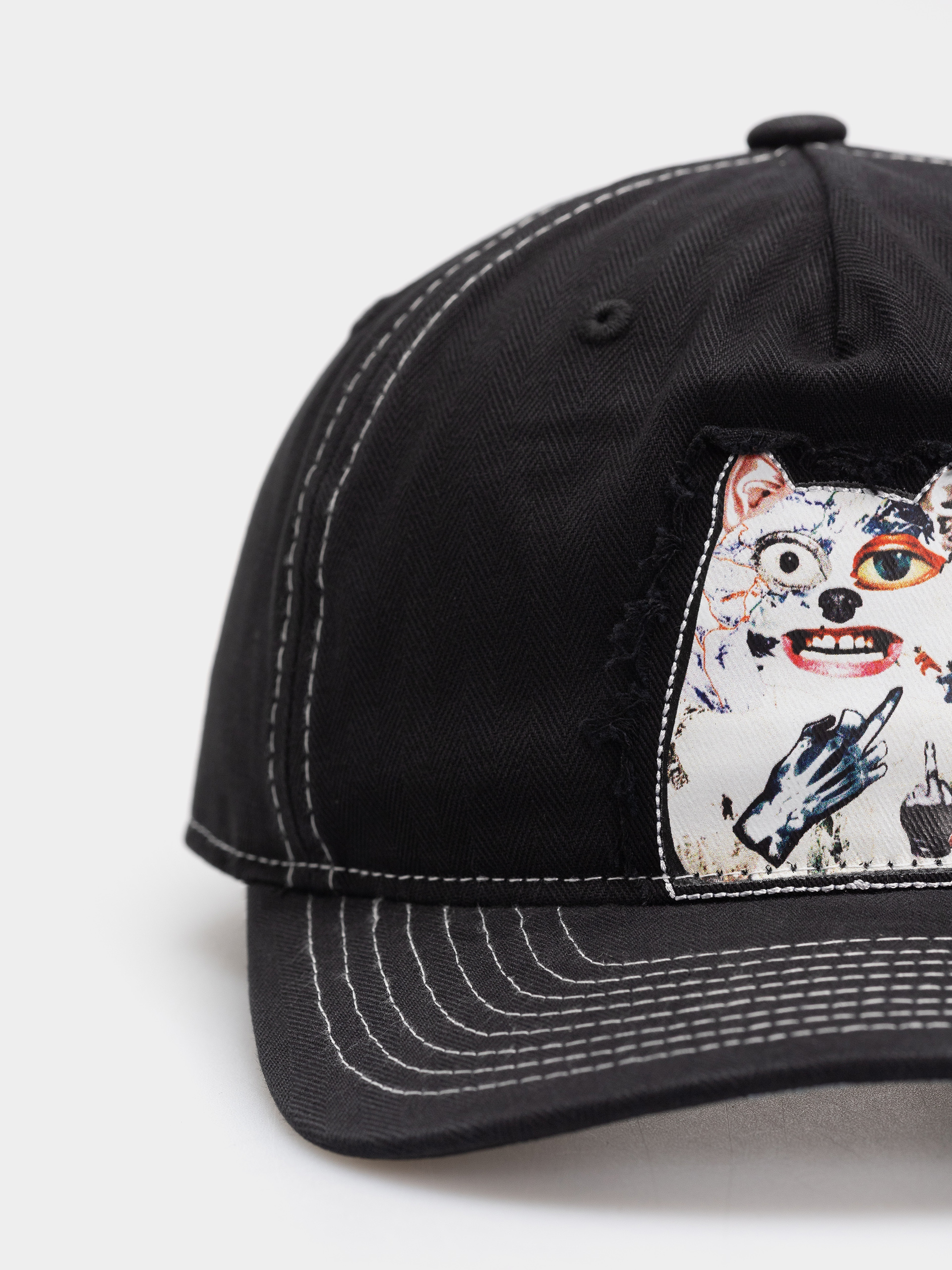 Шапка с козирка RipNDip Lord Nermal Collage Snapback (black)