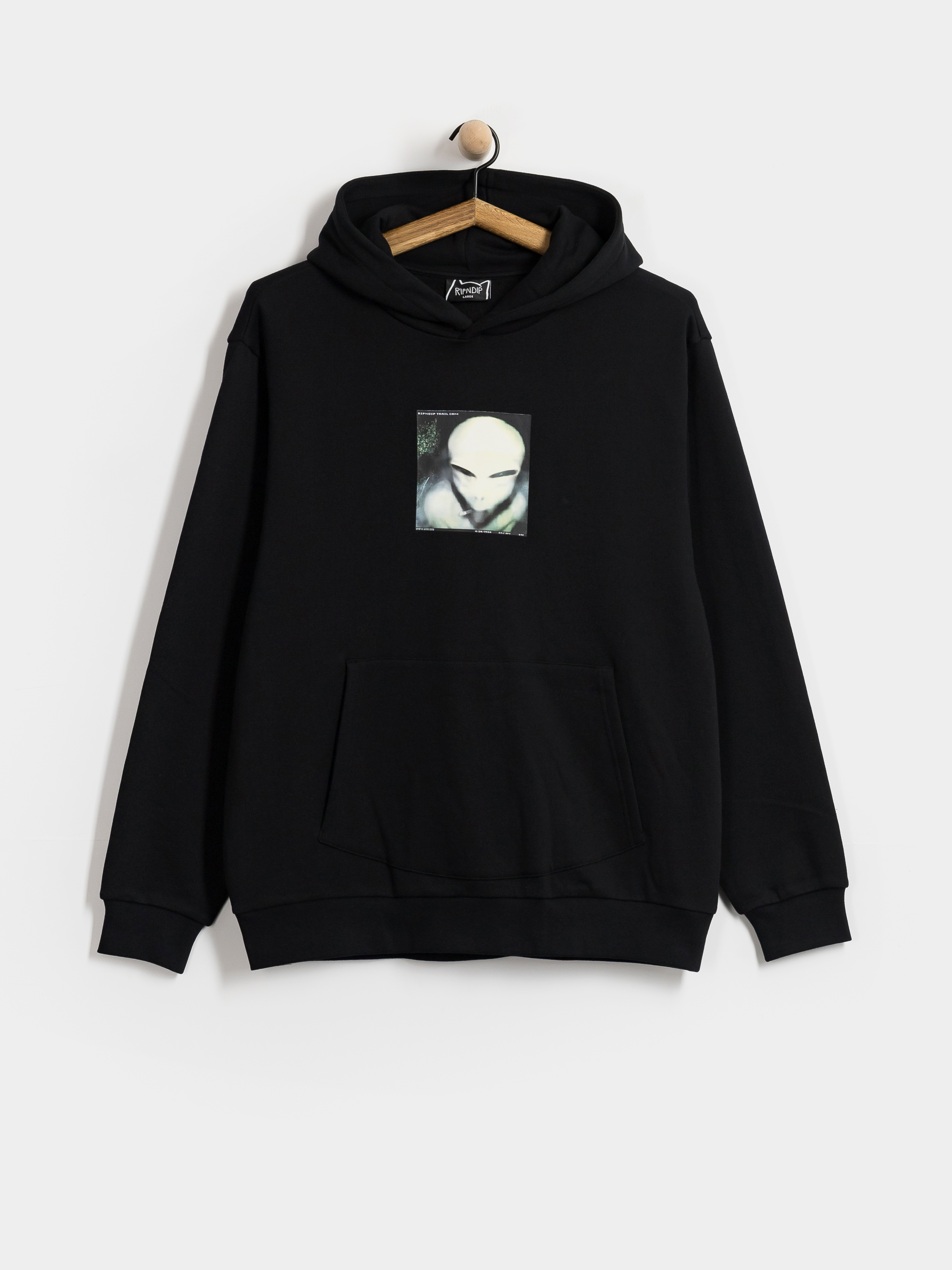Суитшърт с качулка RipNDip Spacing Out HD (black)