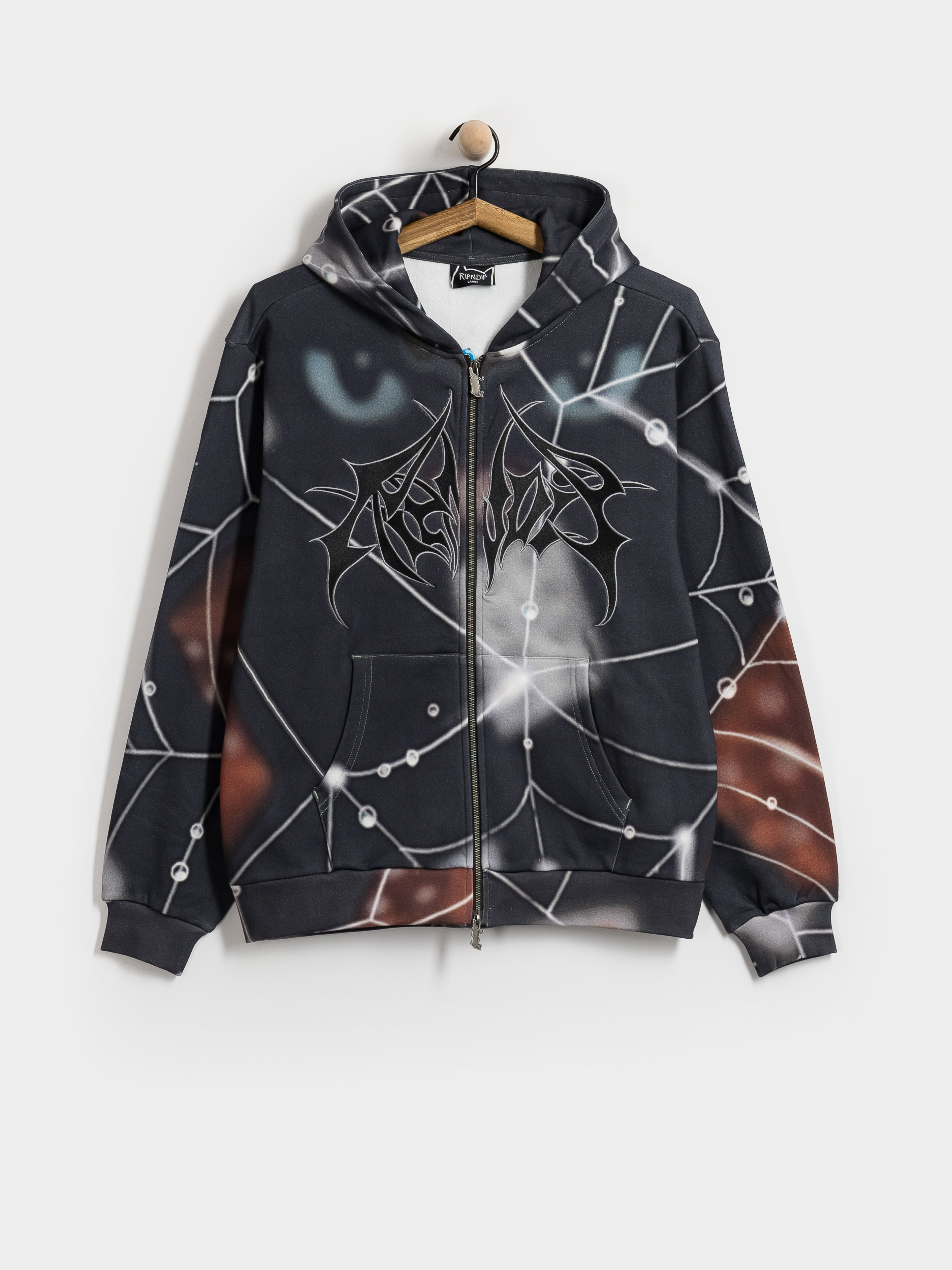 Суитшърт с качулка RipNDip Redemption ZHD (charcoal sun fade)