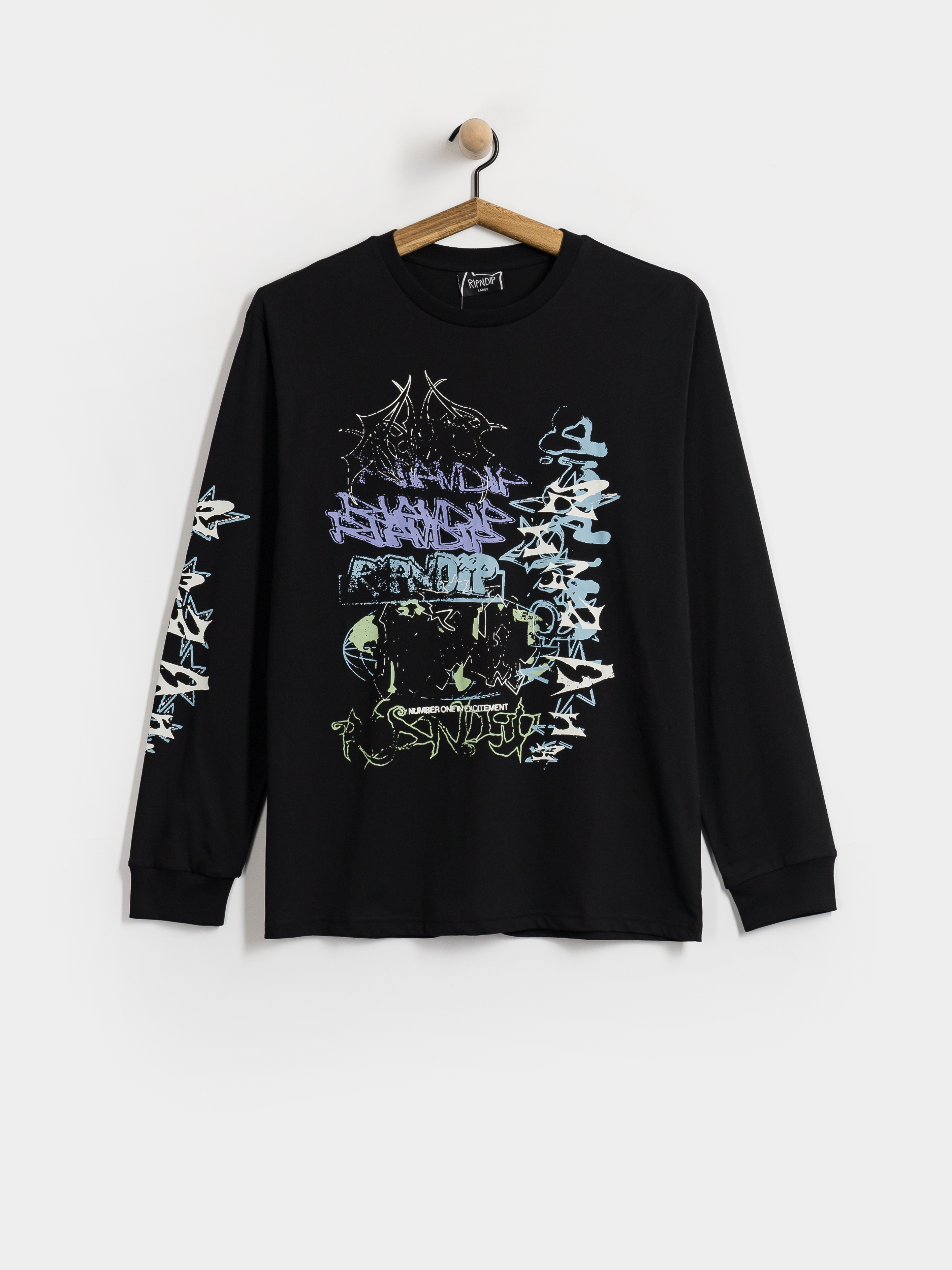 Блуза RipNDip World Wide Madness (charcoal)