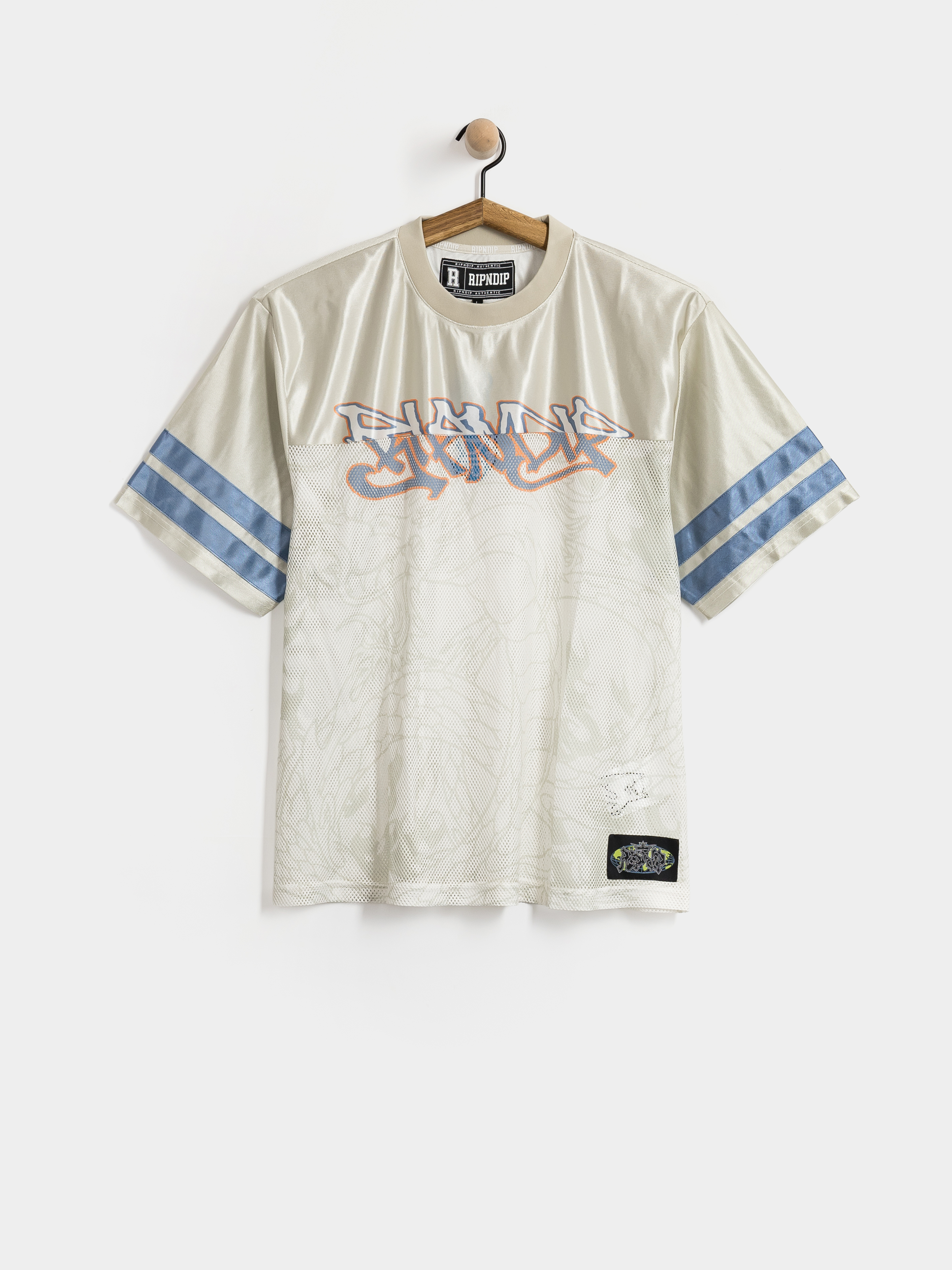 Тениска RipNDip Too Fast Football Jersey (bone)