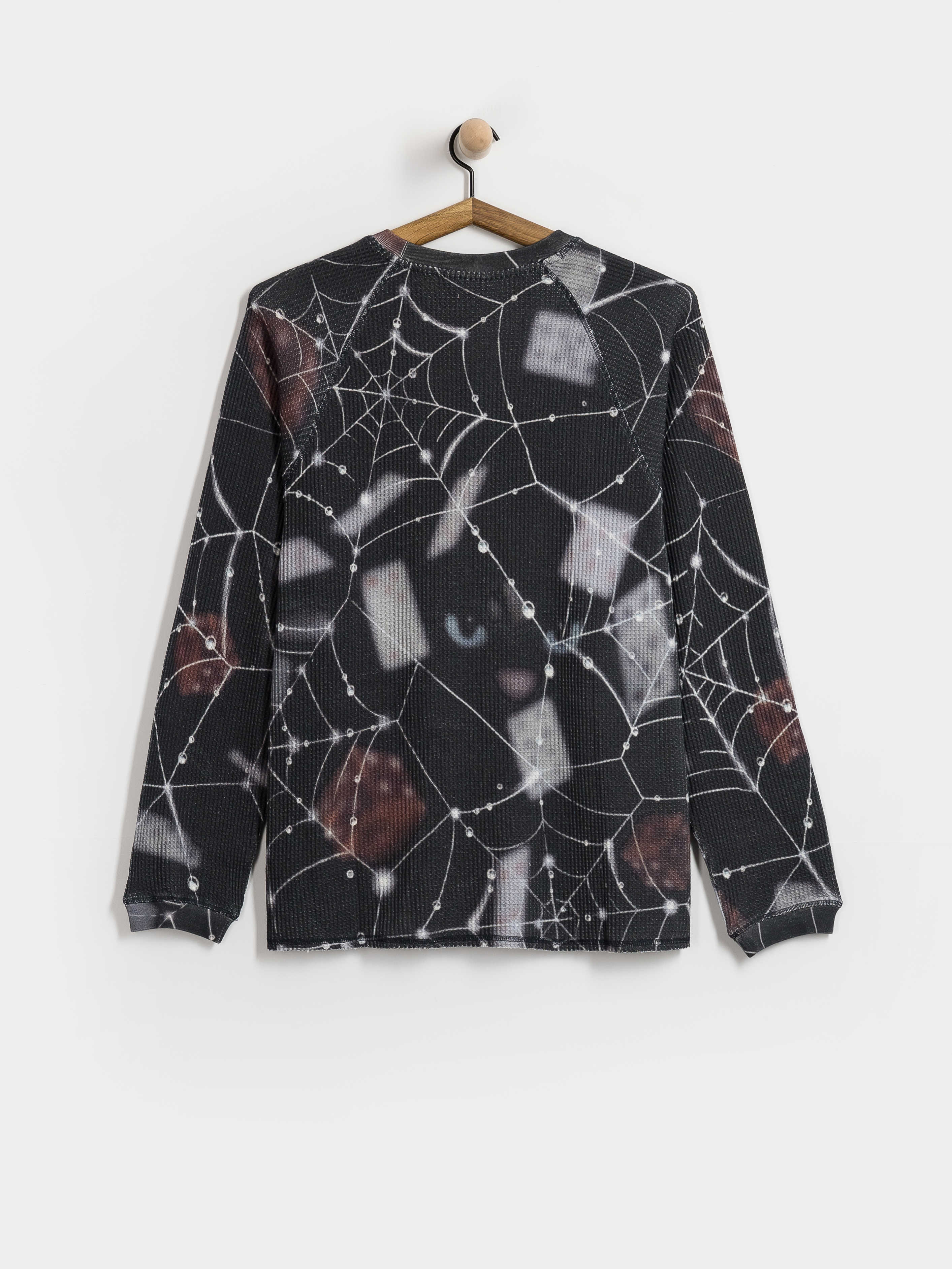Блуза RipNDip Redemption Waffle Knit (black)