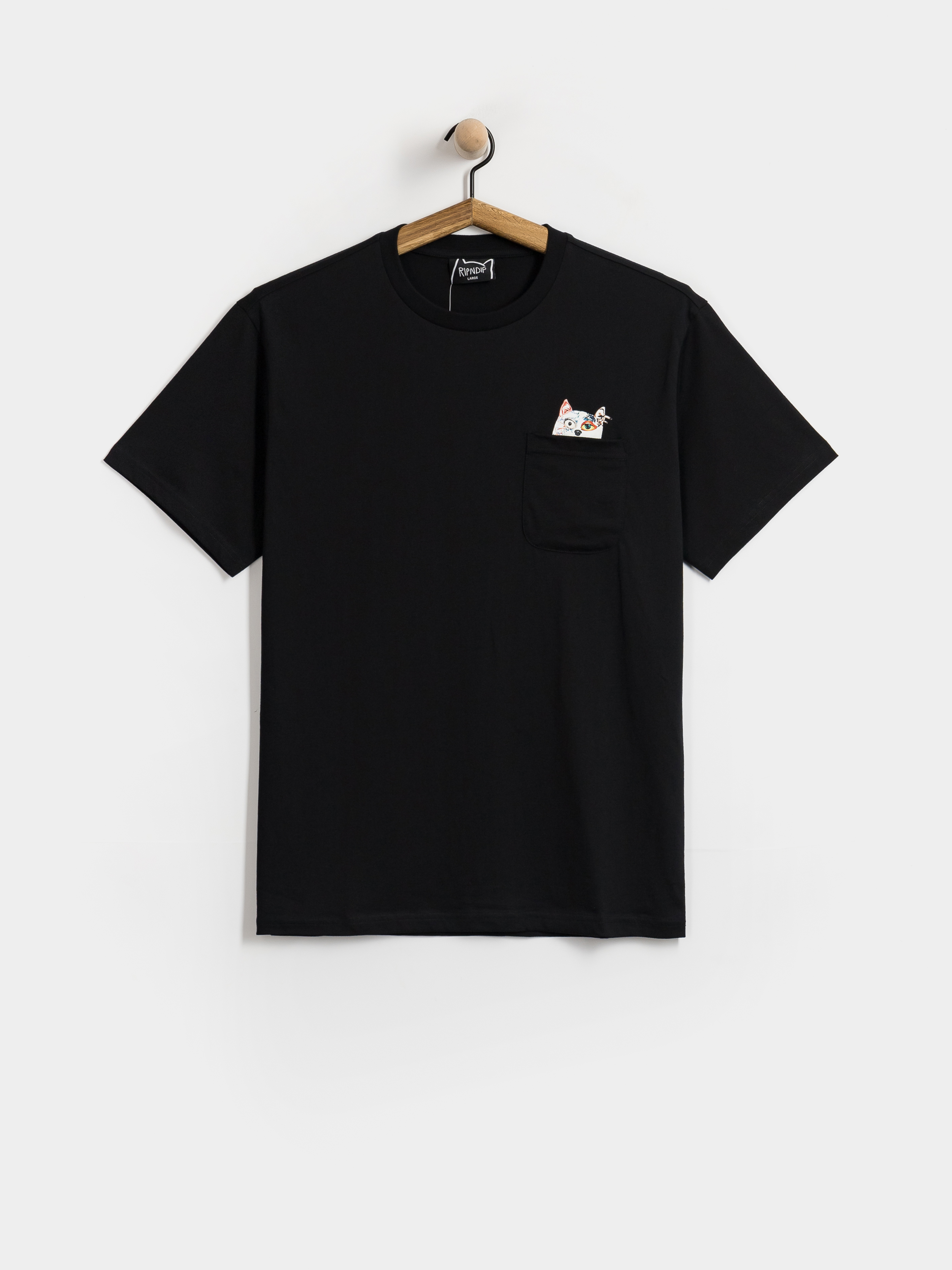 Тениска RipNDip Lord Nermal Collage Pocket (black)