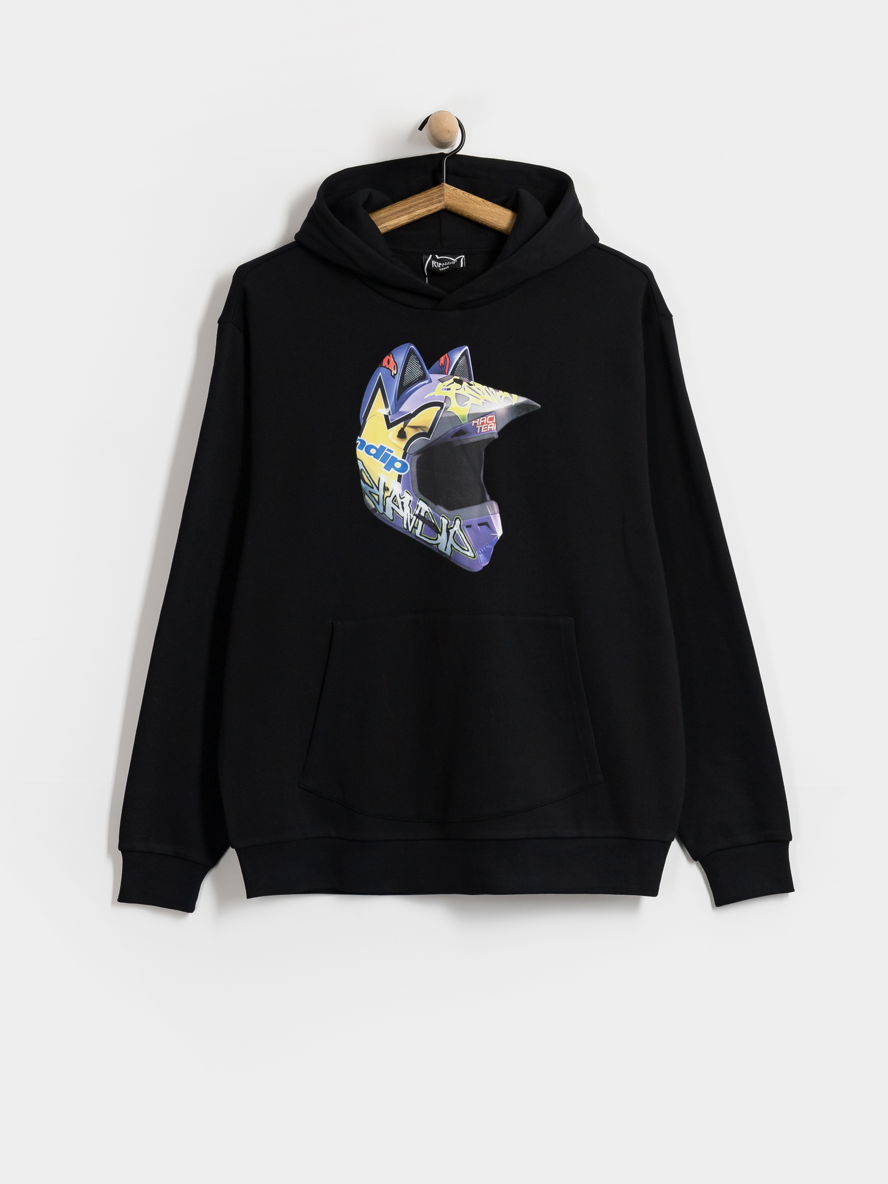 Суитшърт с качулка RipNDip First Place HD (black)