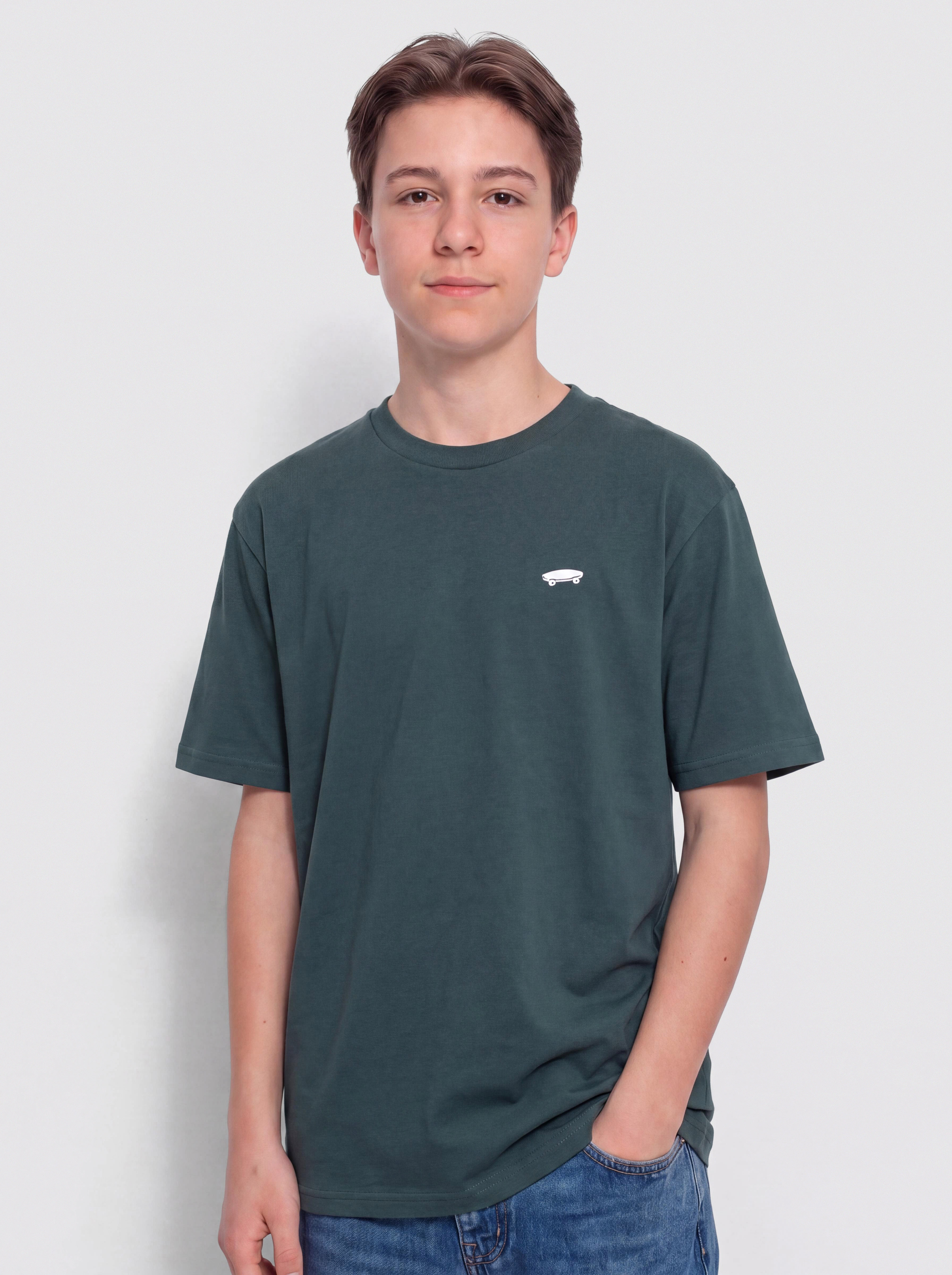 Тениска Vans Salton JR (mystic moss)