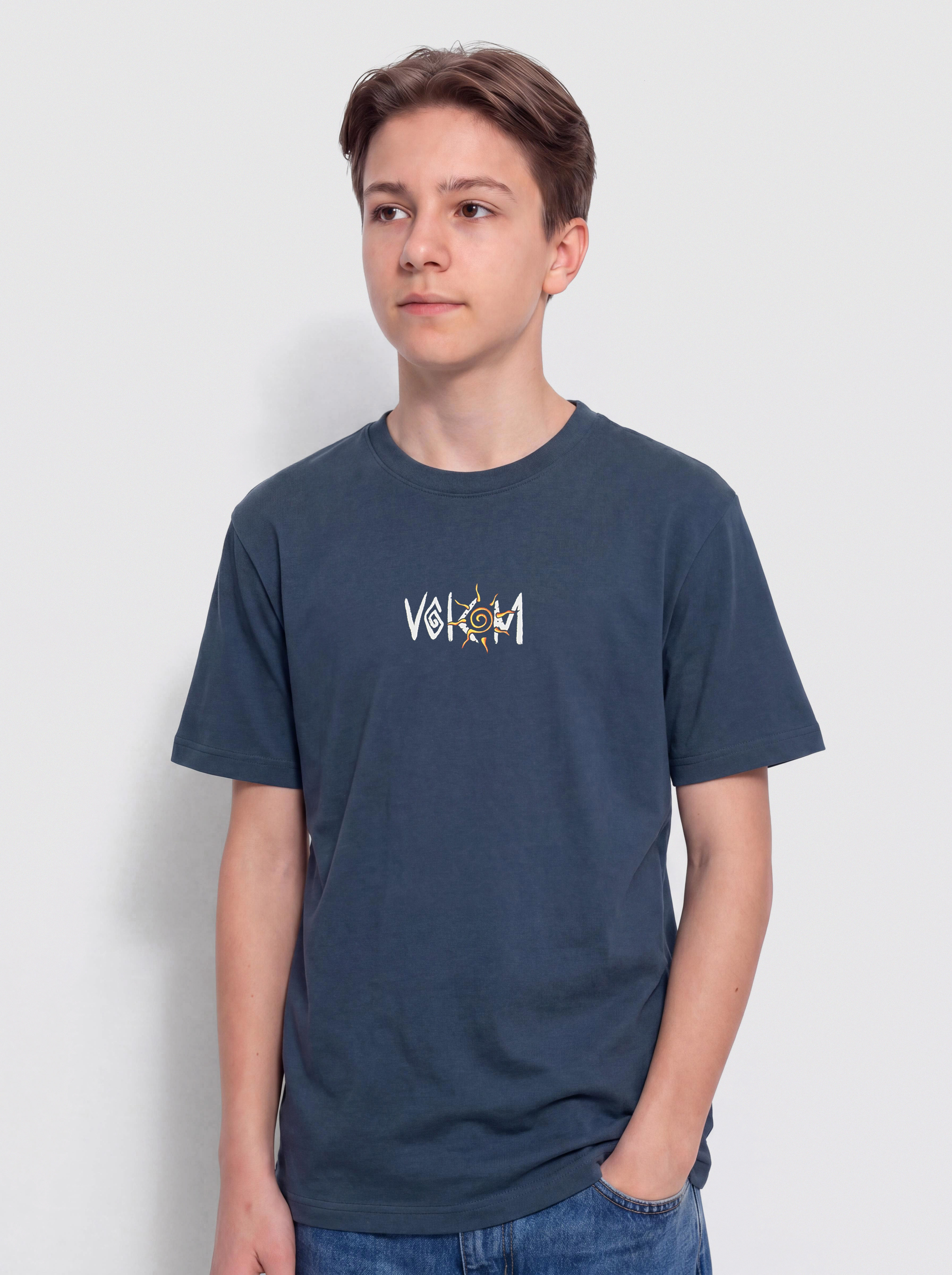 Тениска Volcom Sunfish Bsc JR (dust bowl indigo)