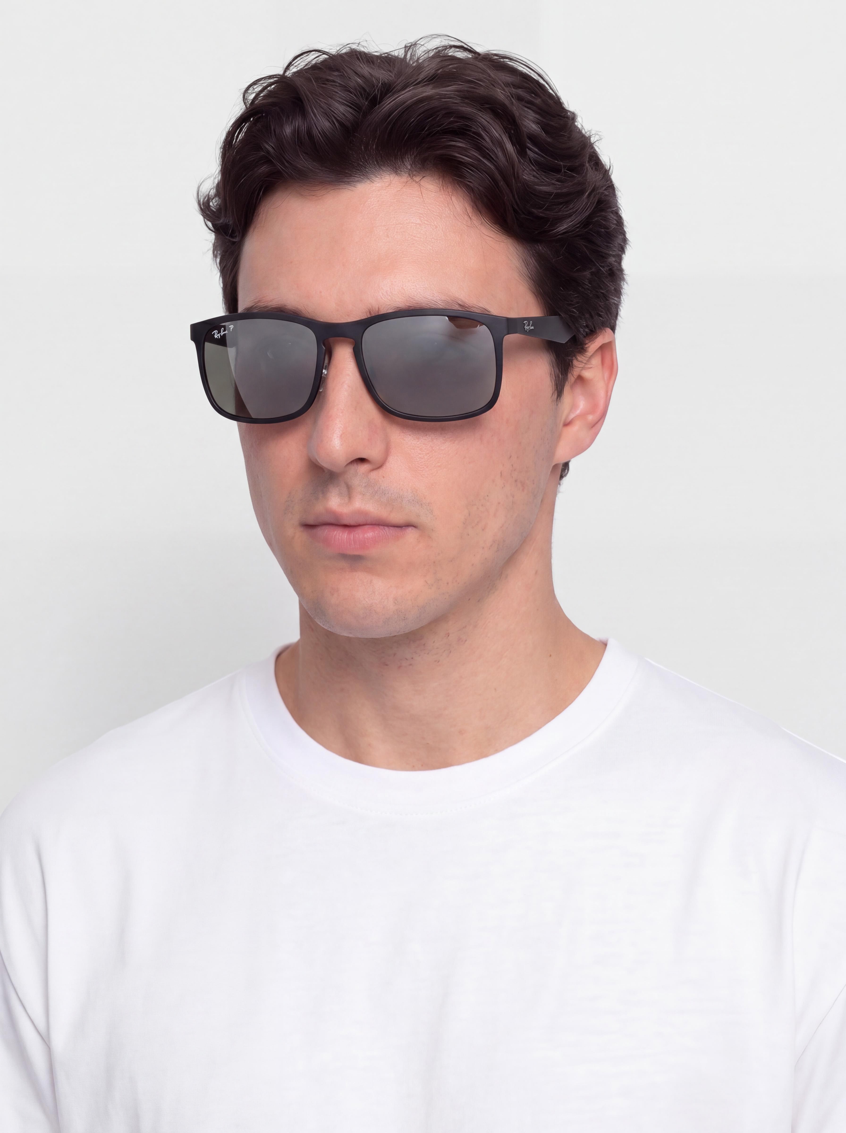u0421u043bu044au043du0447u0435u0432u0438 u043eu0447u0438u043bu0430 Ray-Ban Rb4264 Polarized (matowy czarny/silver polarized)