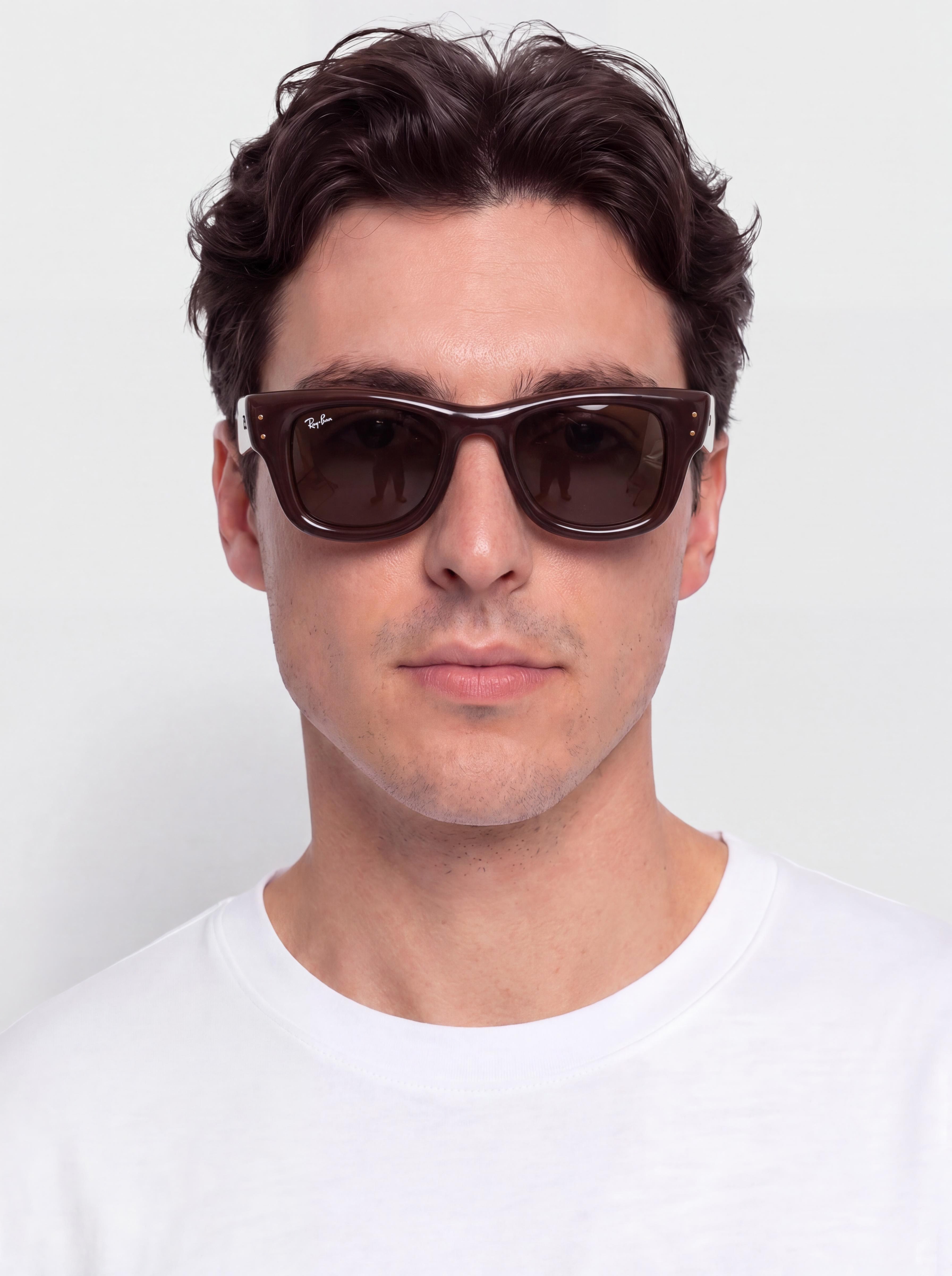 u0421u043bu044au043du0447u0435u0432u0438 u043eu0447u0438u043bu0430 Ray-Ban Wayfarer Puffer (polerowany ciemnobru0105zowy/ciemnobru0105zowy)