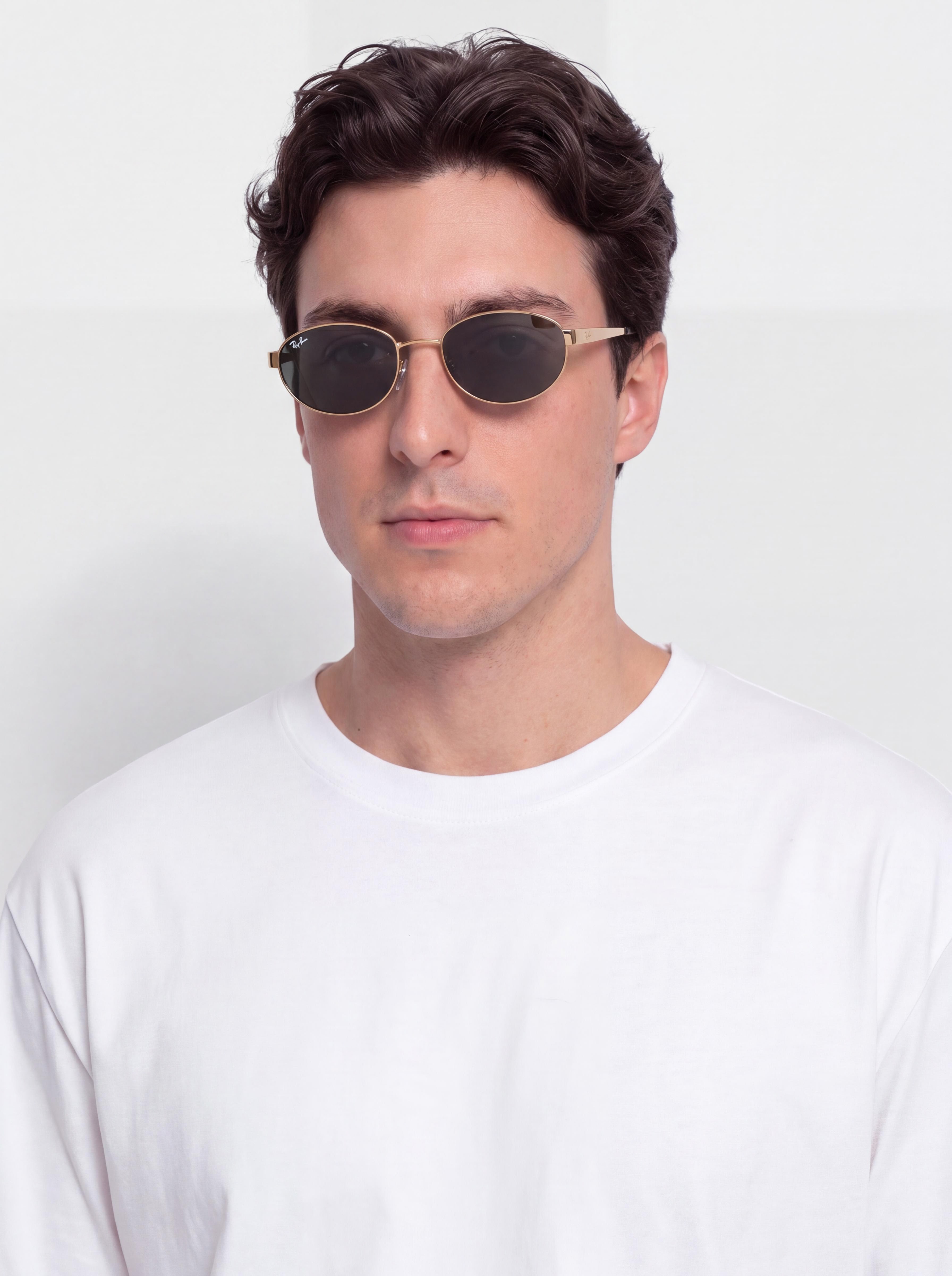 Слънчеви очила Ray-Ban Rb3774D (polerowany złoto arista/ciemnoszary)