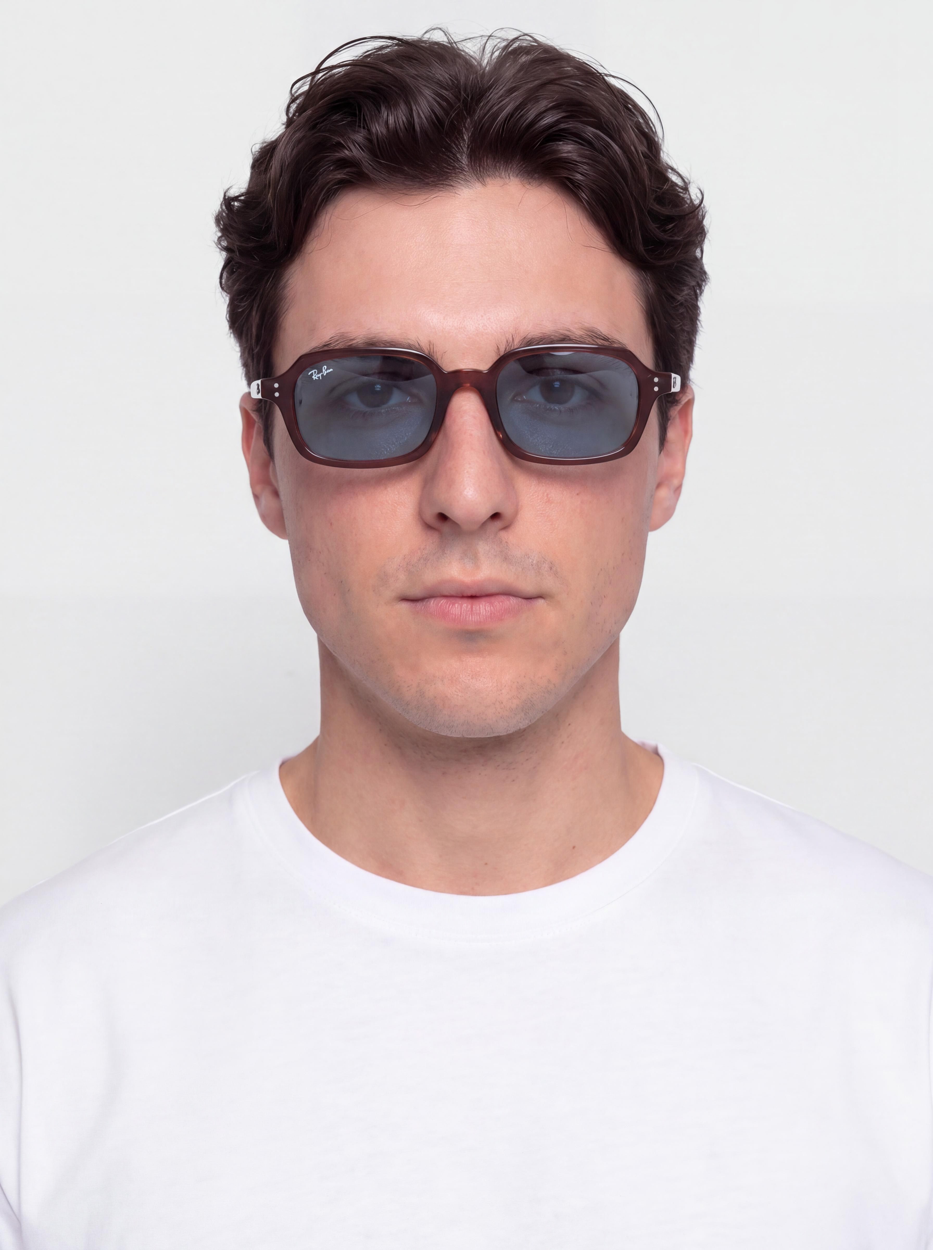 Слънчеви очила Ray-Ban Zuri (polerowany zardzewiały brązowy/niebieski)