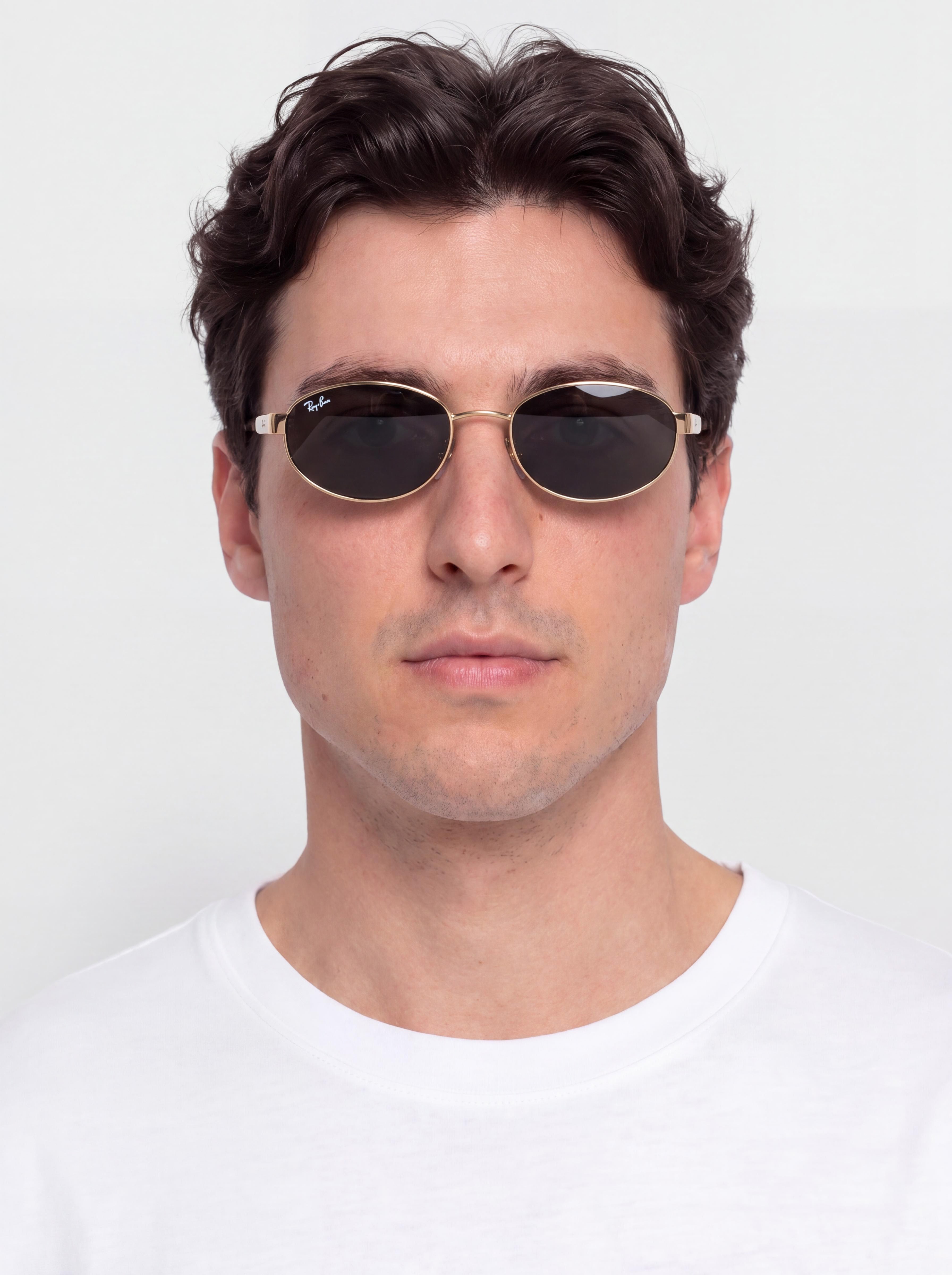 Слънчеви очила Ray-Ban Rb3774D (polerowany złoto arista/ciemnoszary)