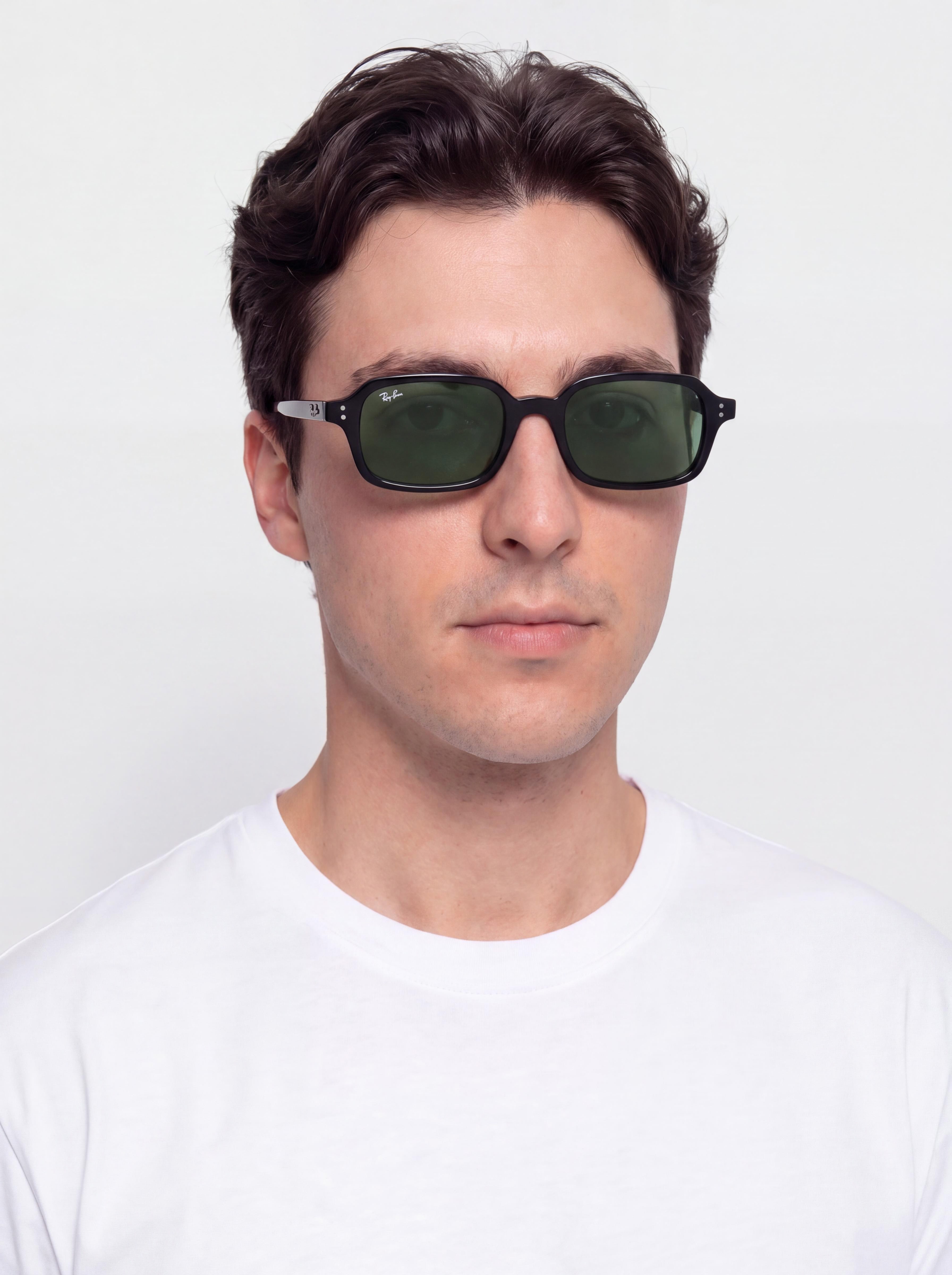 Слънчеви очила Ray-Ban Zuri (polerowany black/ciemnogreen)