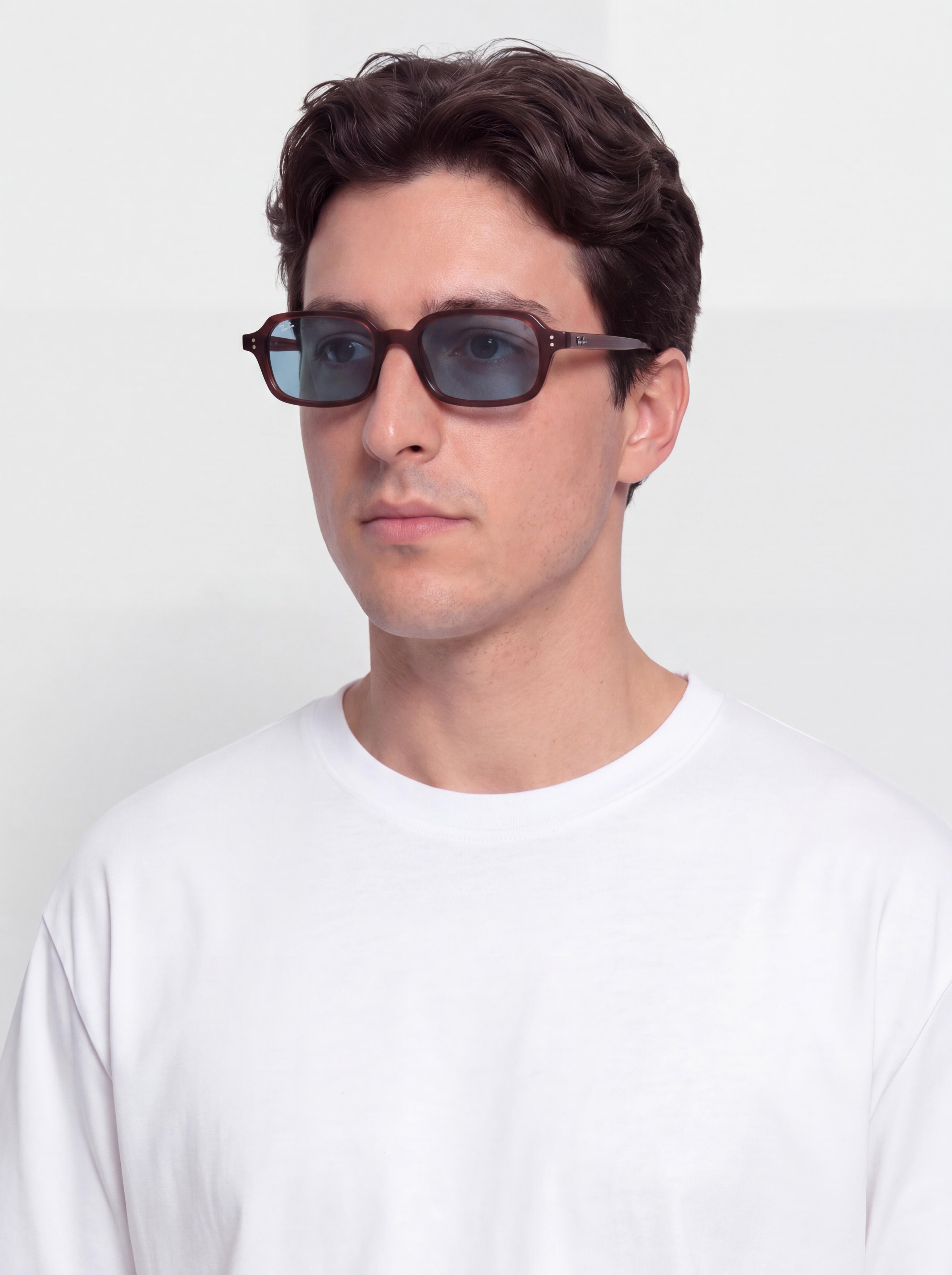 Слънчеви очила Ray-Ban Zuri (polerowany zardzewiały brązowy/niebieski)
