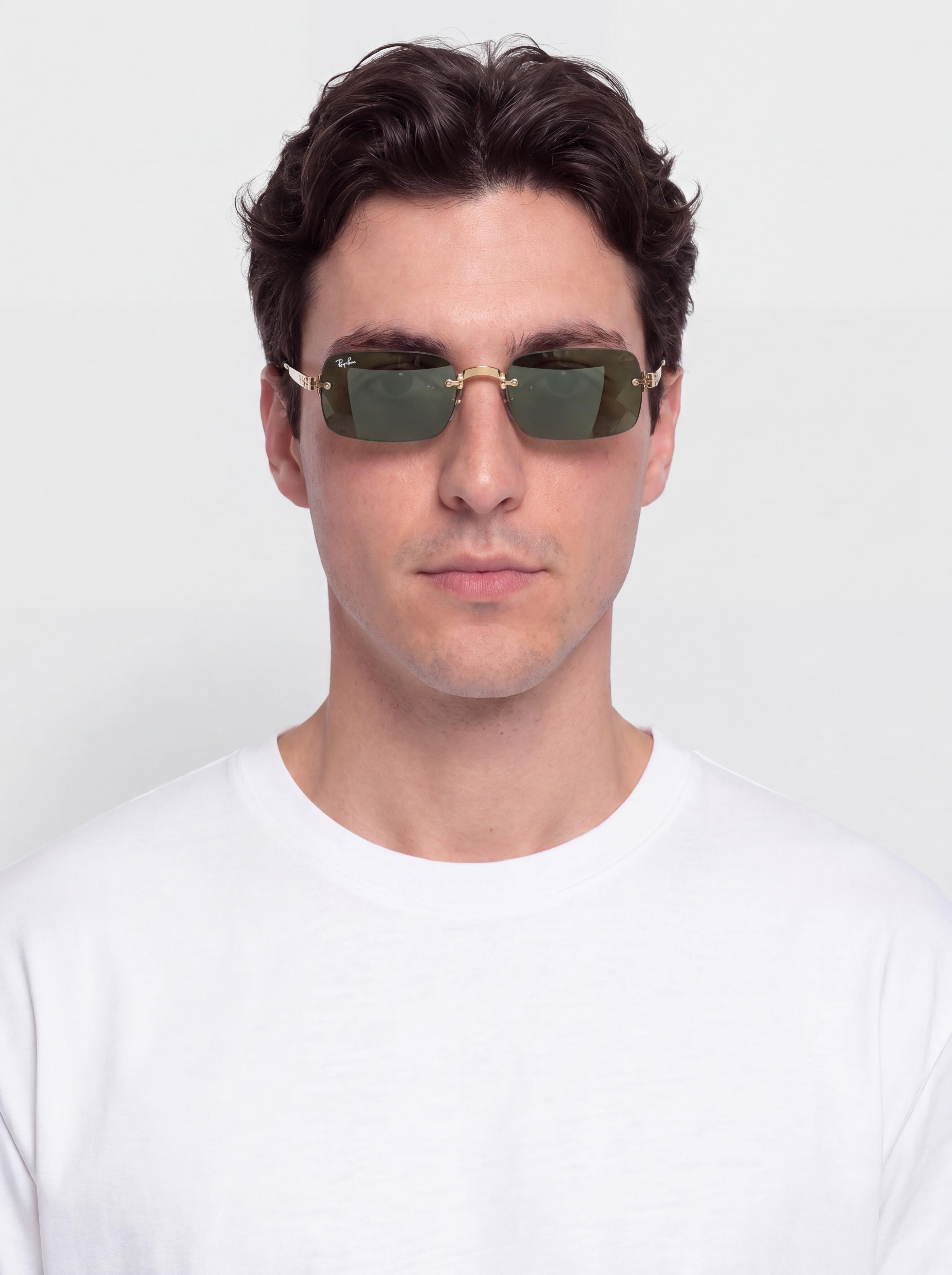 u0421u043bu044au043du0447u0435u0432u0438 u043eu0447u0438u043bu0430 Ray-Ban Rb3928 By A$Ap Rocky (polerowany zu0142oto arista/ciemnogreen)