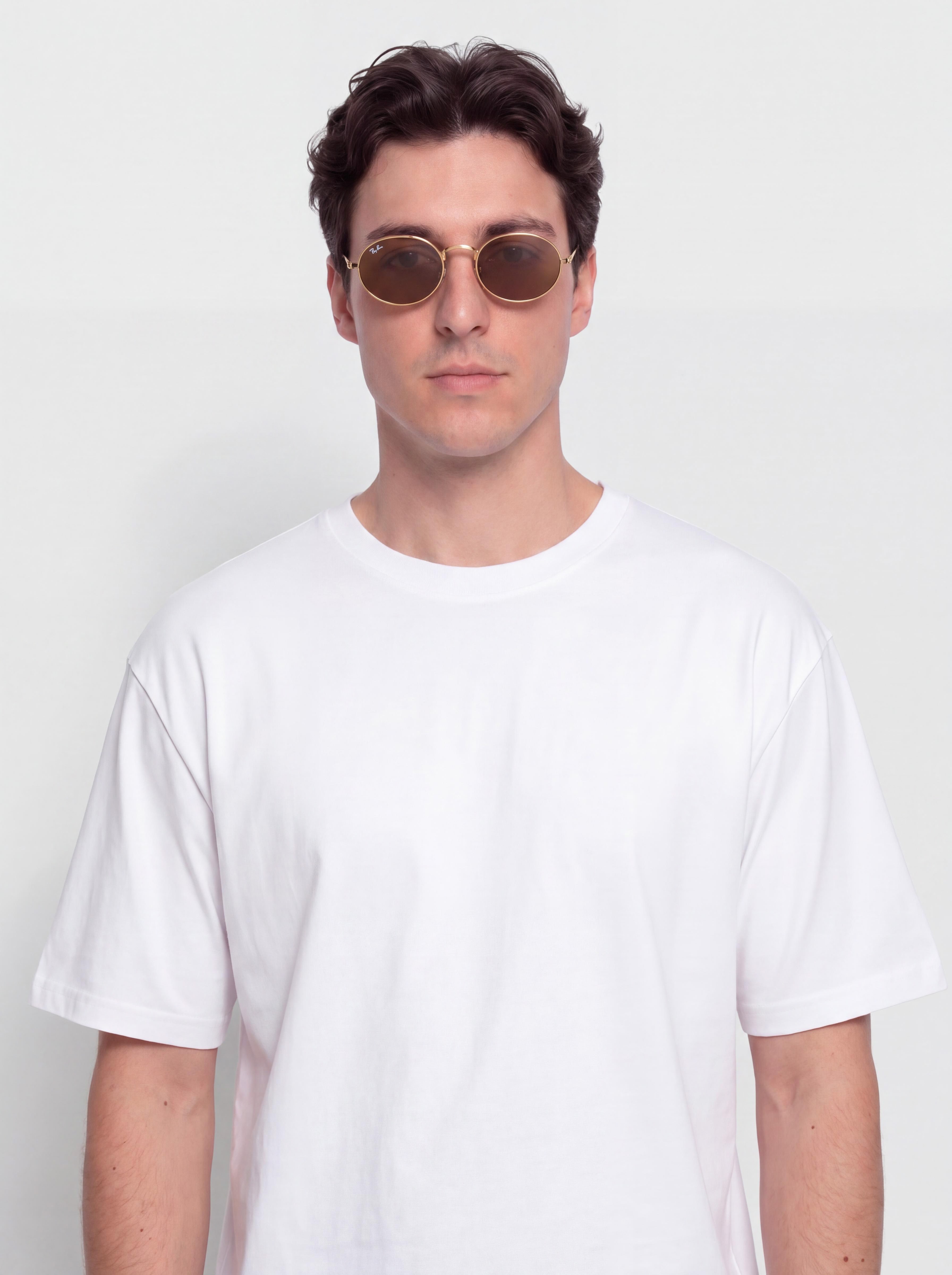 Слънчеви очила Ray-Ban Rb3931 By A$Ap Rocky (polerowany złoto arista/brązowy)