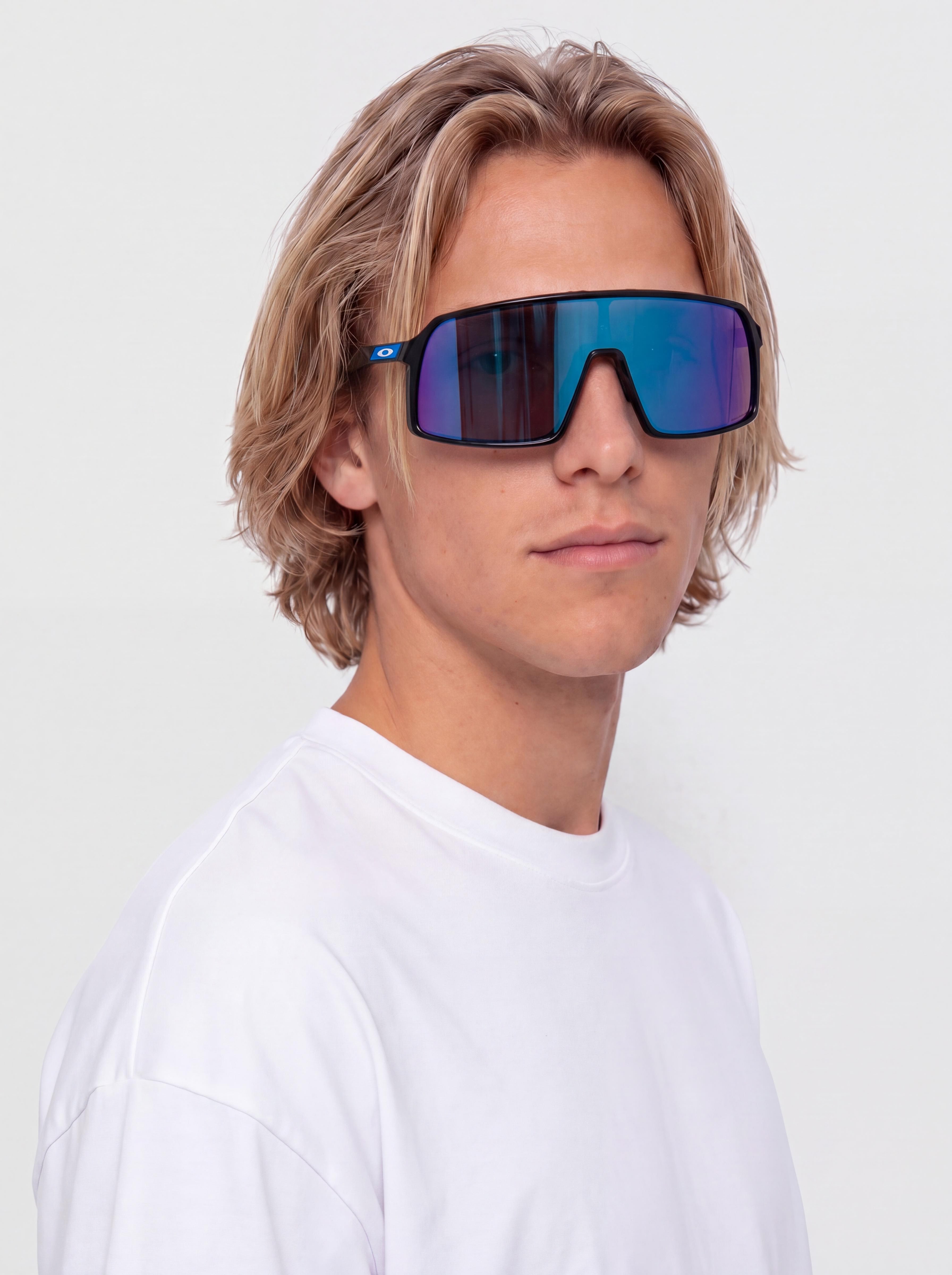 u0421u043bu044au043du0447u0435u0432u0438 u043eu0447u0438u043bu0430 Oakley Sutro (polished black/prizm sapphire)